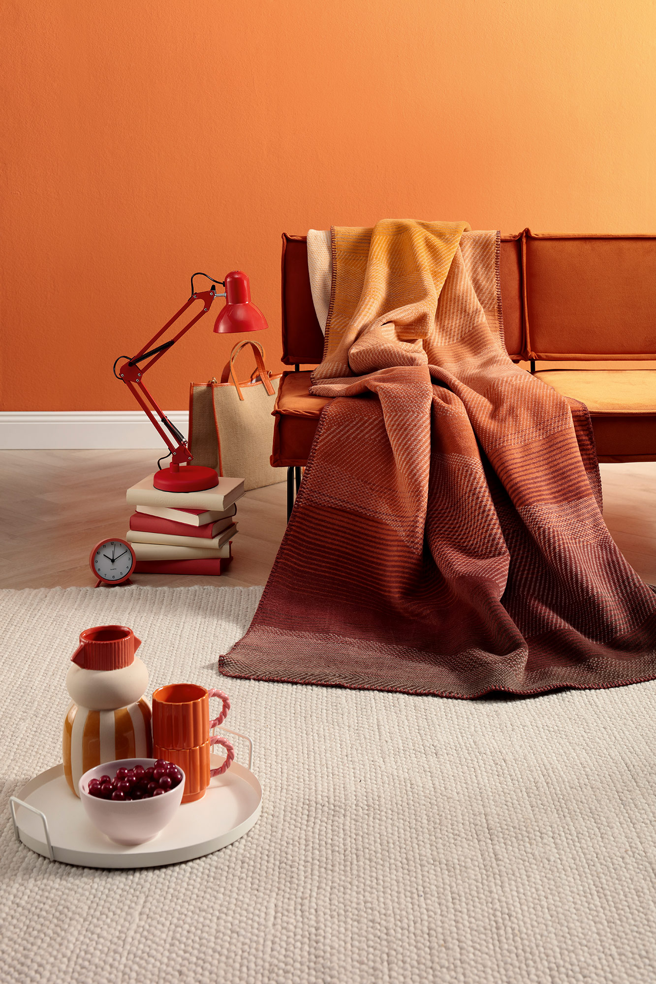 Biederlack Plaid / Decke Sunset Drift