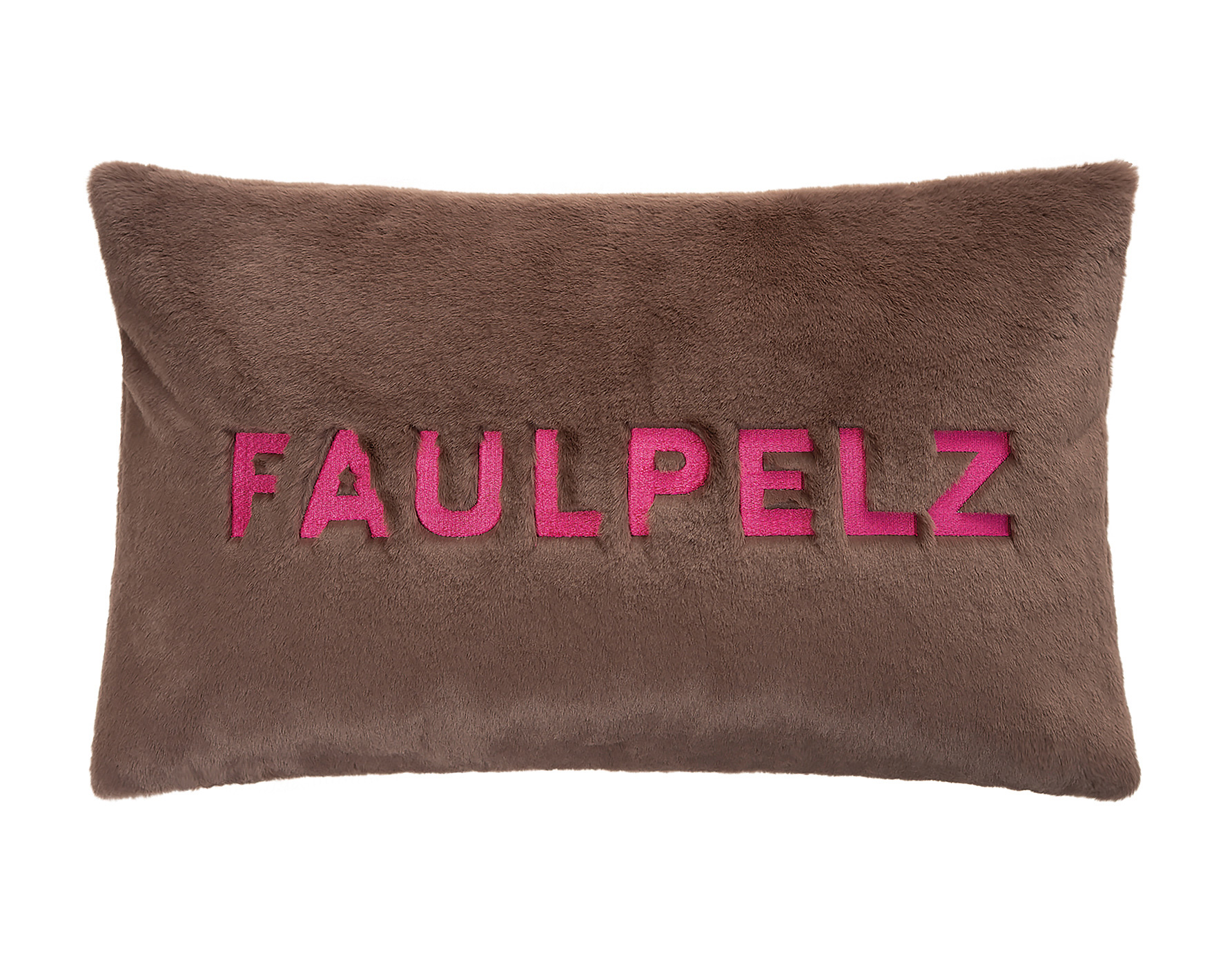 Pad Kissenhülle Gaze faulpelz | reddish brown