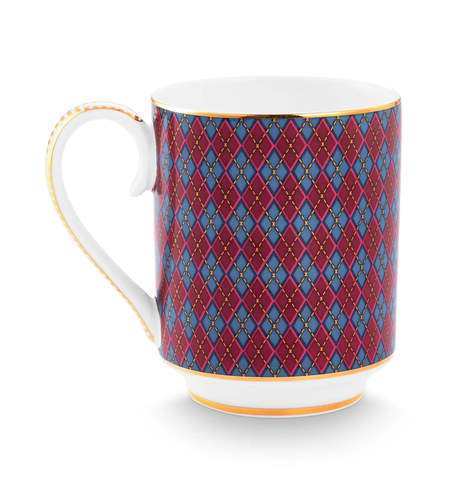 Pip Studio Becher klein Deerest Darling | Pink-Blue