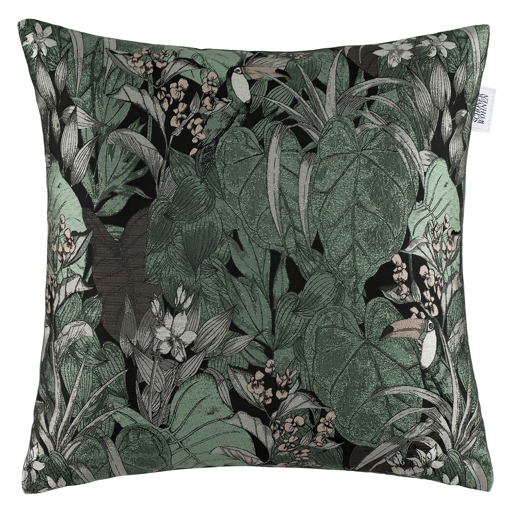 Schöner Wohnen Kollektion Kissenhülle Toucan | 090 grün