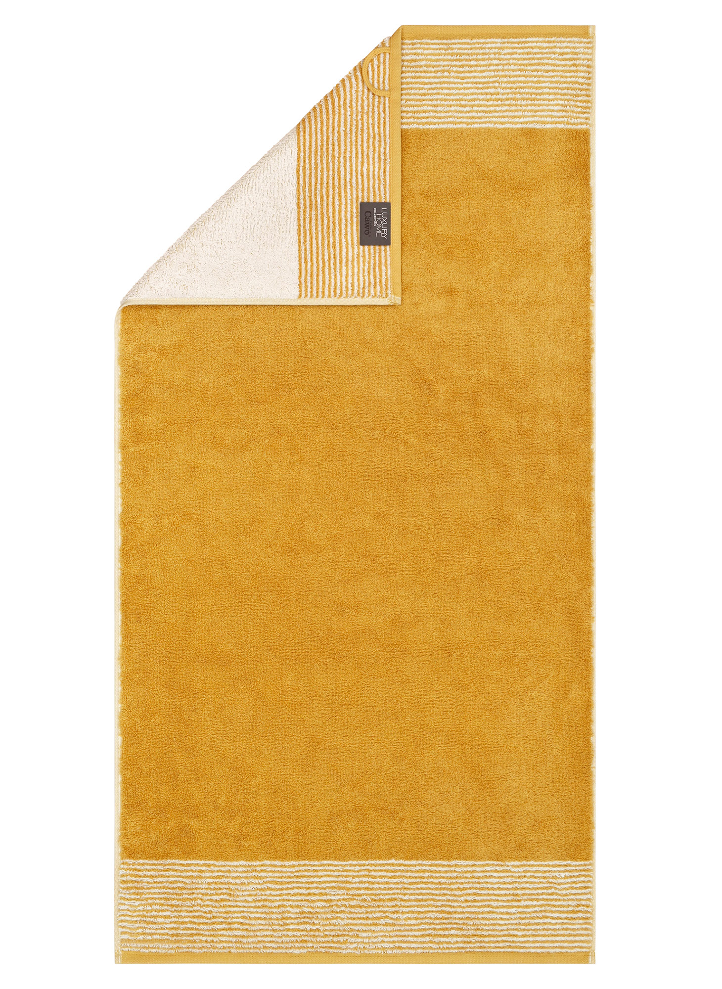 Cawö Handtuch Luxury Home Two-Tone 590 | 53 gold