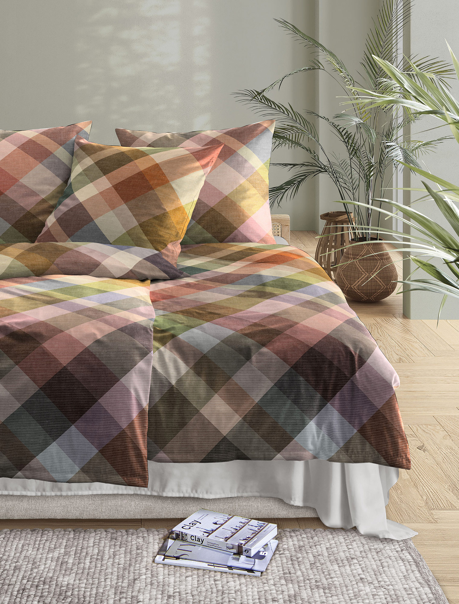 Irisette Edel-Flausch-Cotton-Bettwäsche Zobel | 90 multi