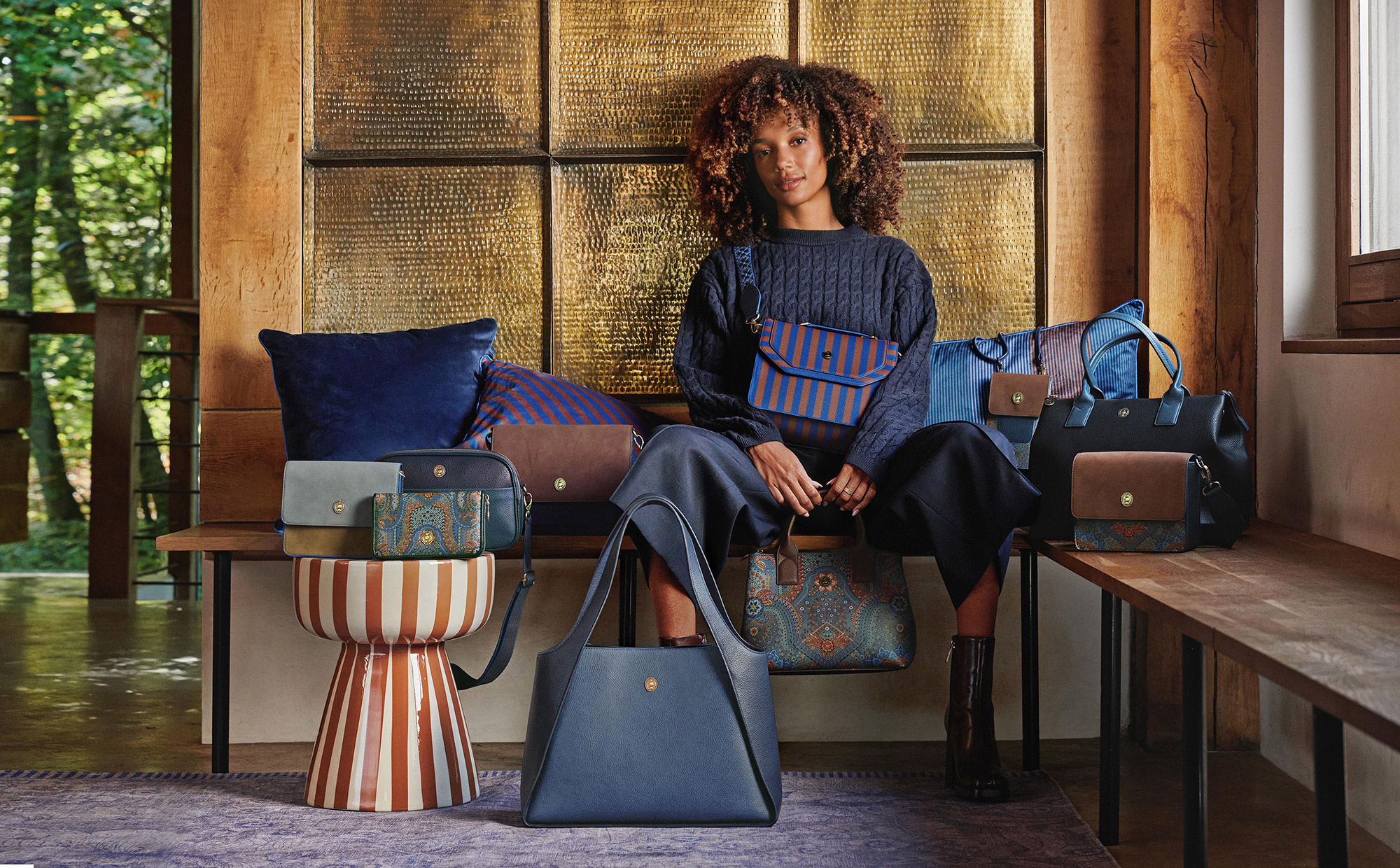 Pip Studio Umhängetasche gross Filou | blau