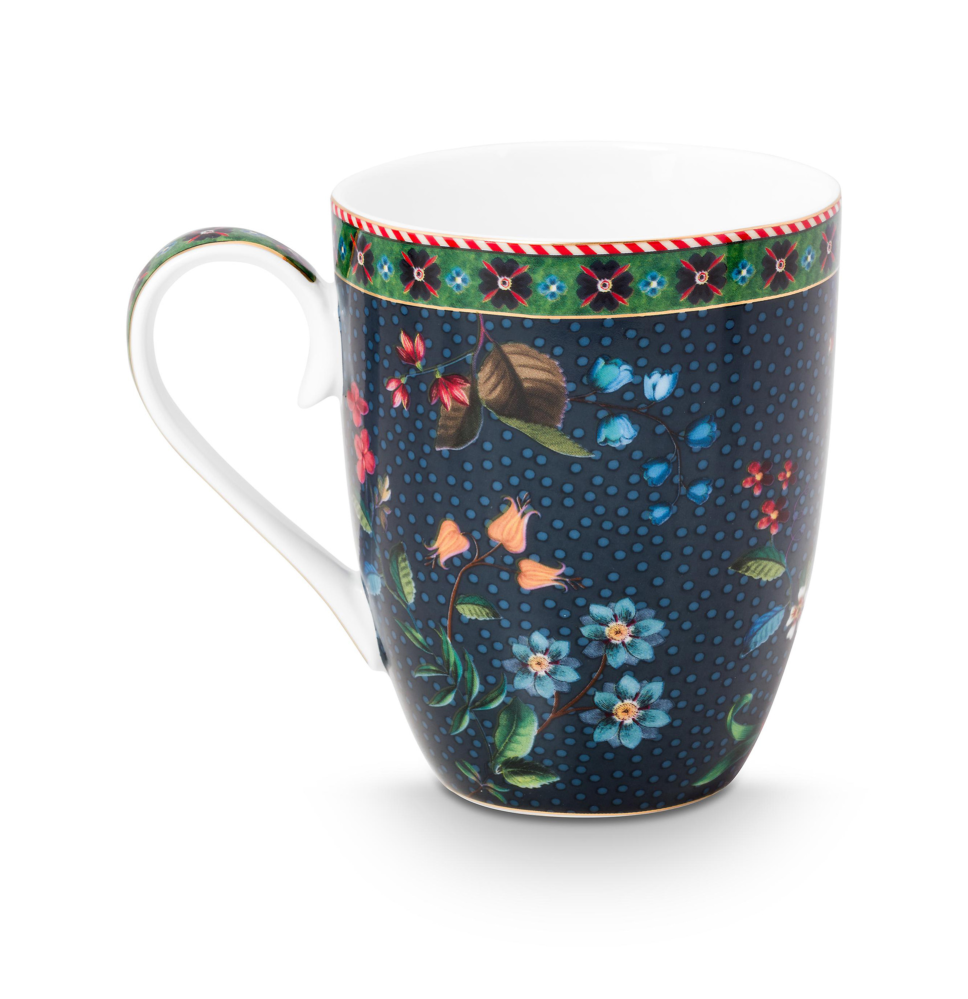 Pip Studio 2er Set Tassen gross Berry Blues | blau