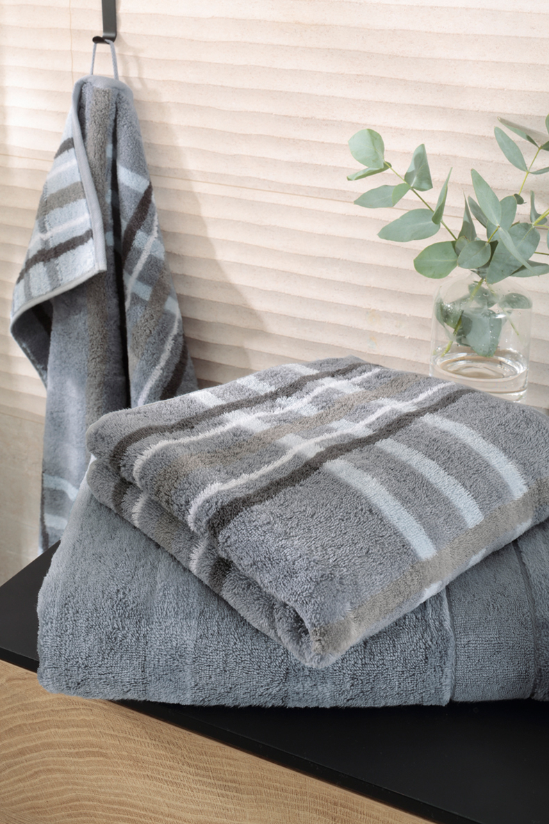 Cawö Handtuch Noblesse Check 1089 | 11 nordic blue