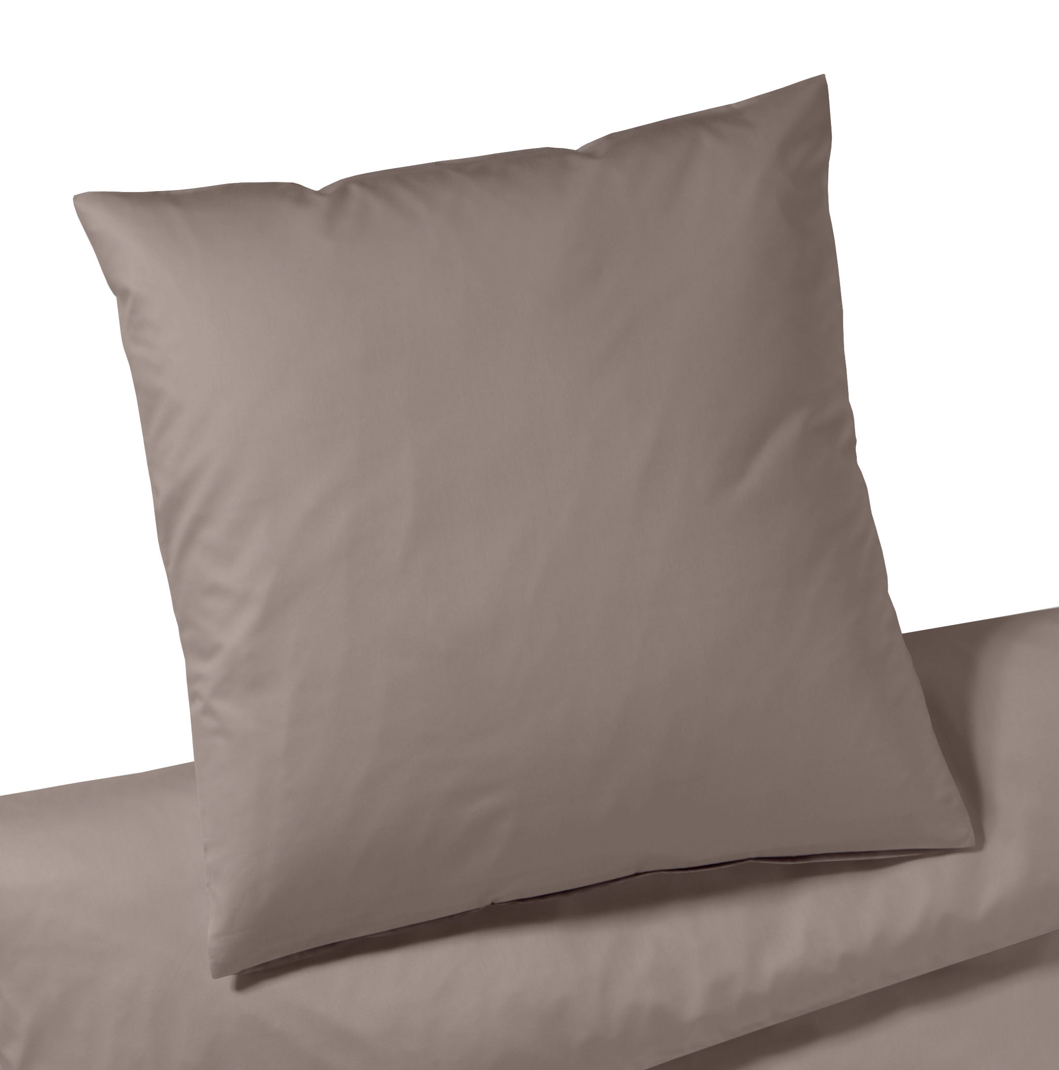 Elegante Mako Satin Kissenhülle  | 73 tabak