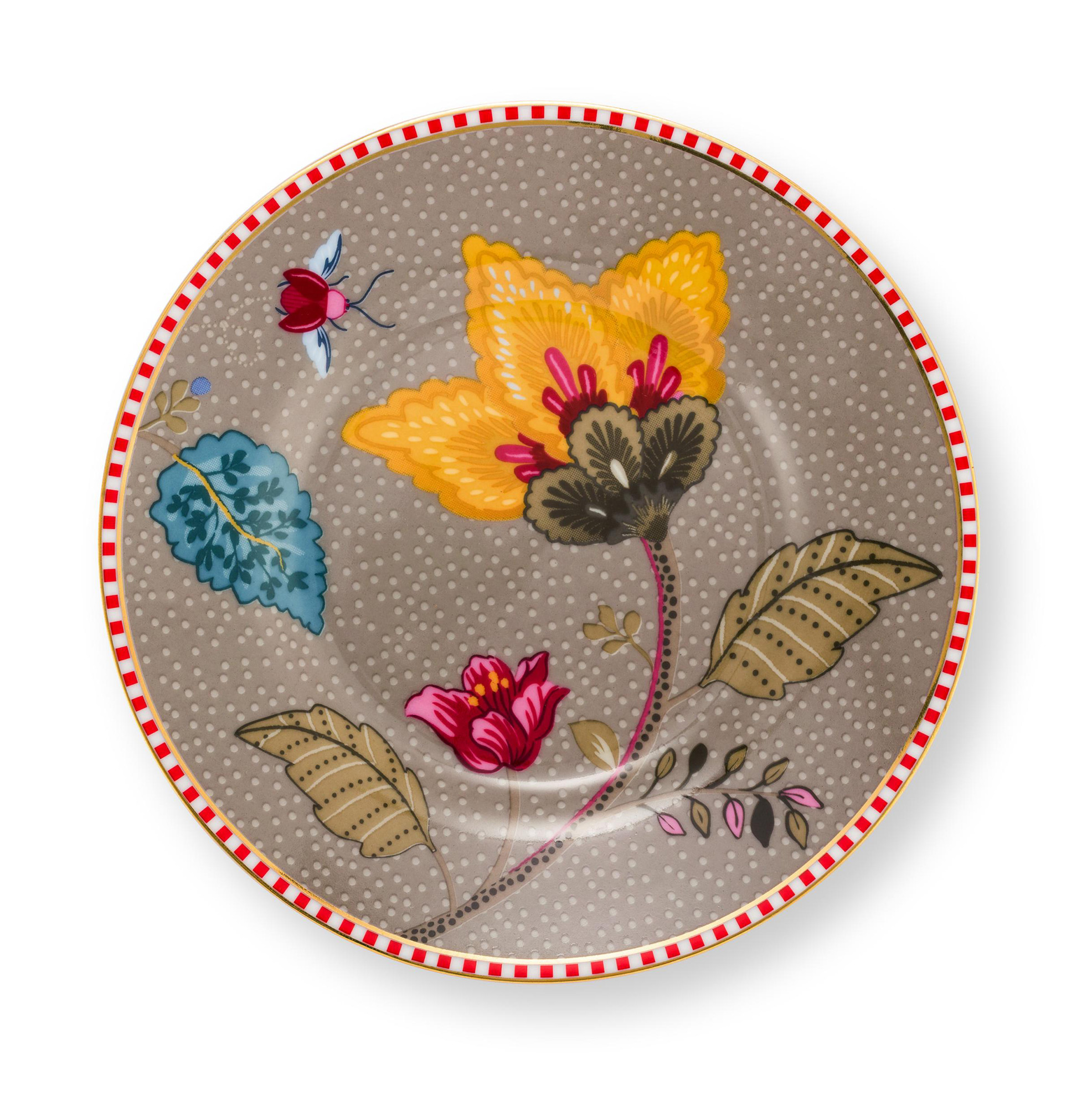 Pip Studio Petit Four Teller Blooming Tales | Khaki