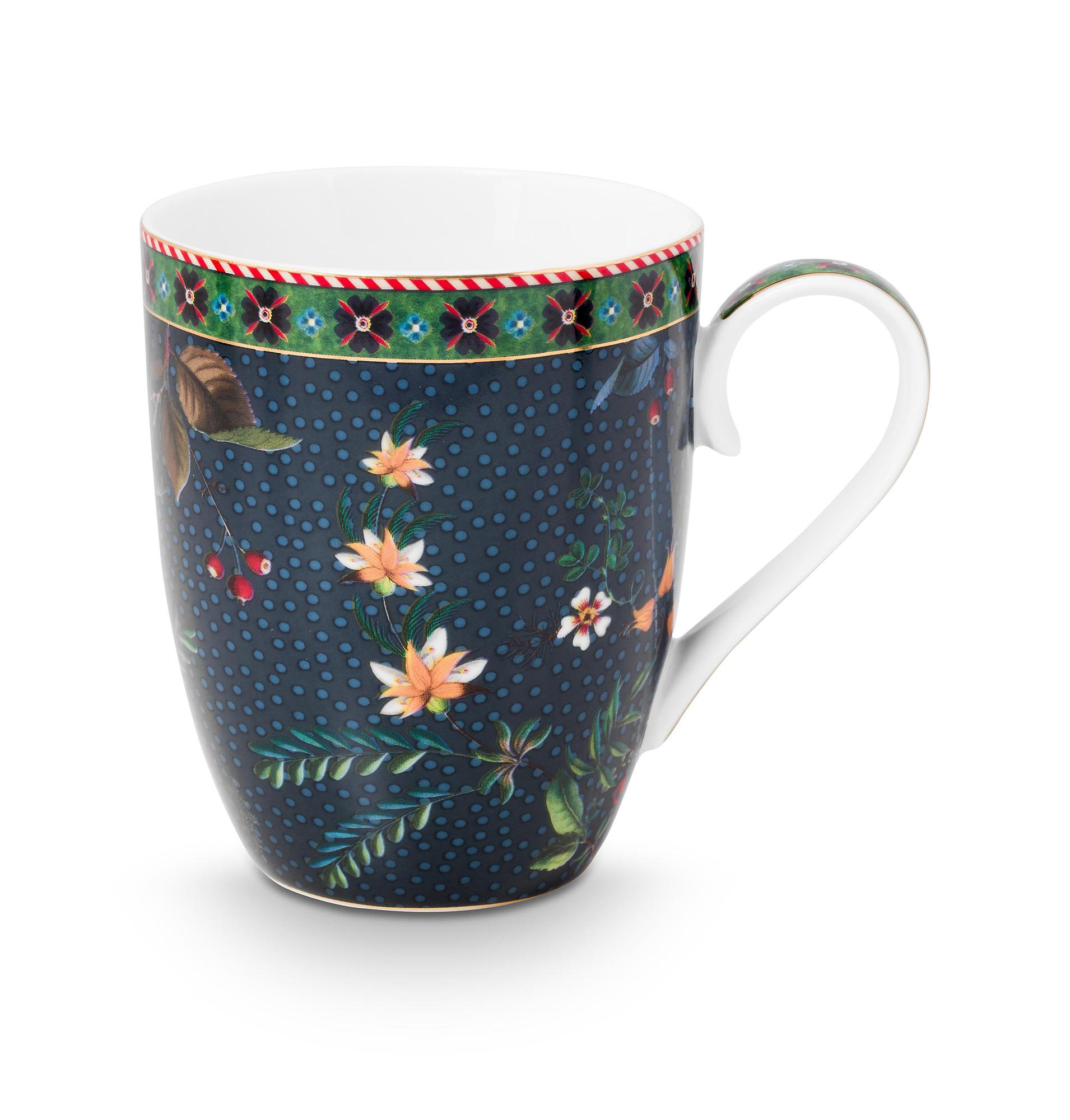 Pip Studio 2er Set Tassen gross Berry Blues | blau