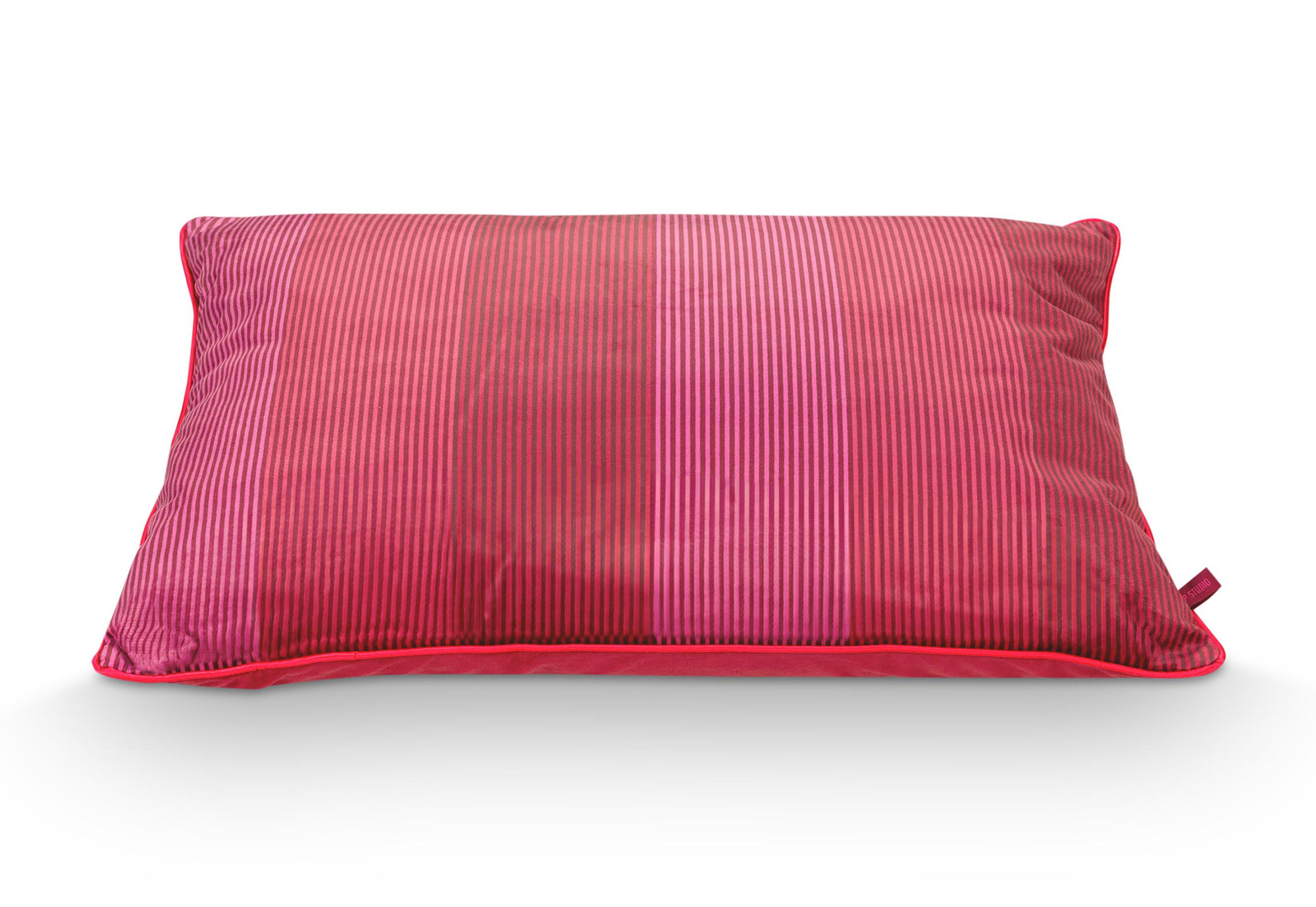 Pip Studio Kissen Multi Stripe | rot