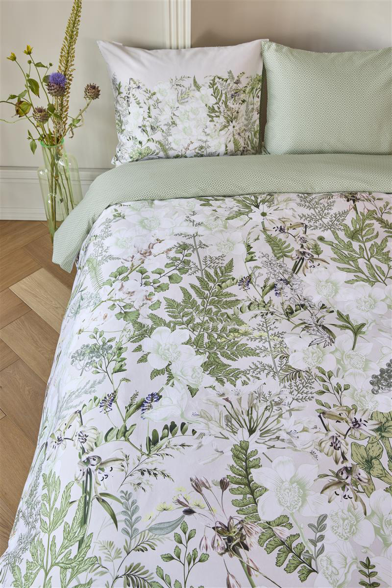 Beddinghouse Satin-Bettwäsche Pastiche | Grün