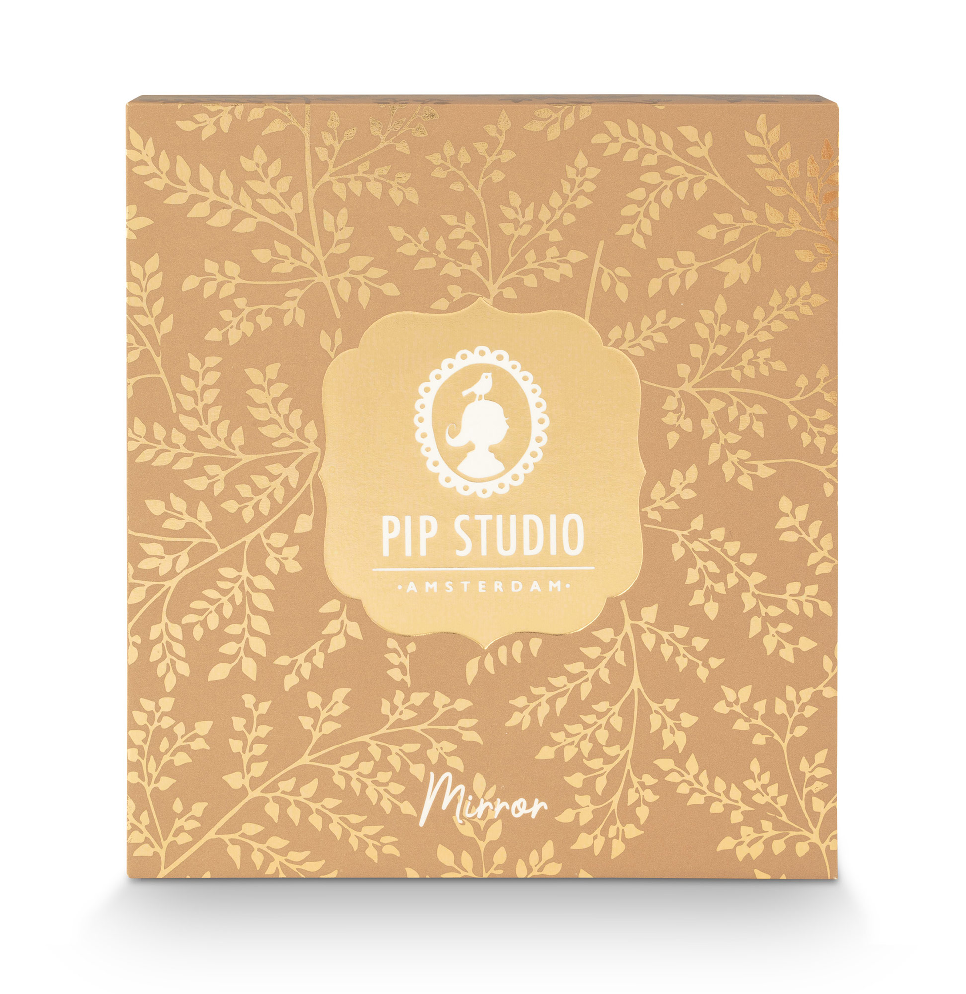 Pip Studio Taschenspiegel Flora Bangelore | dark pink