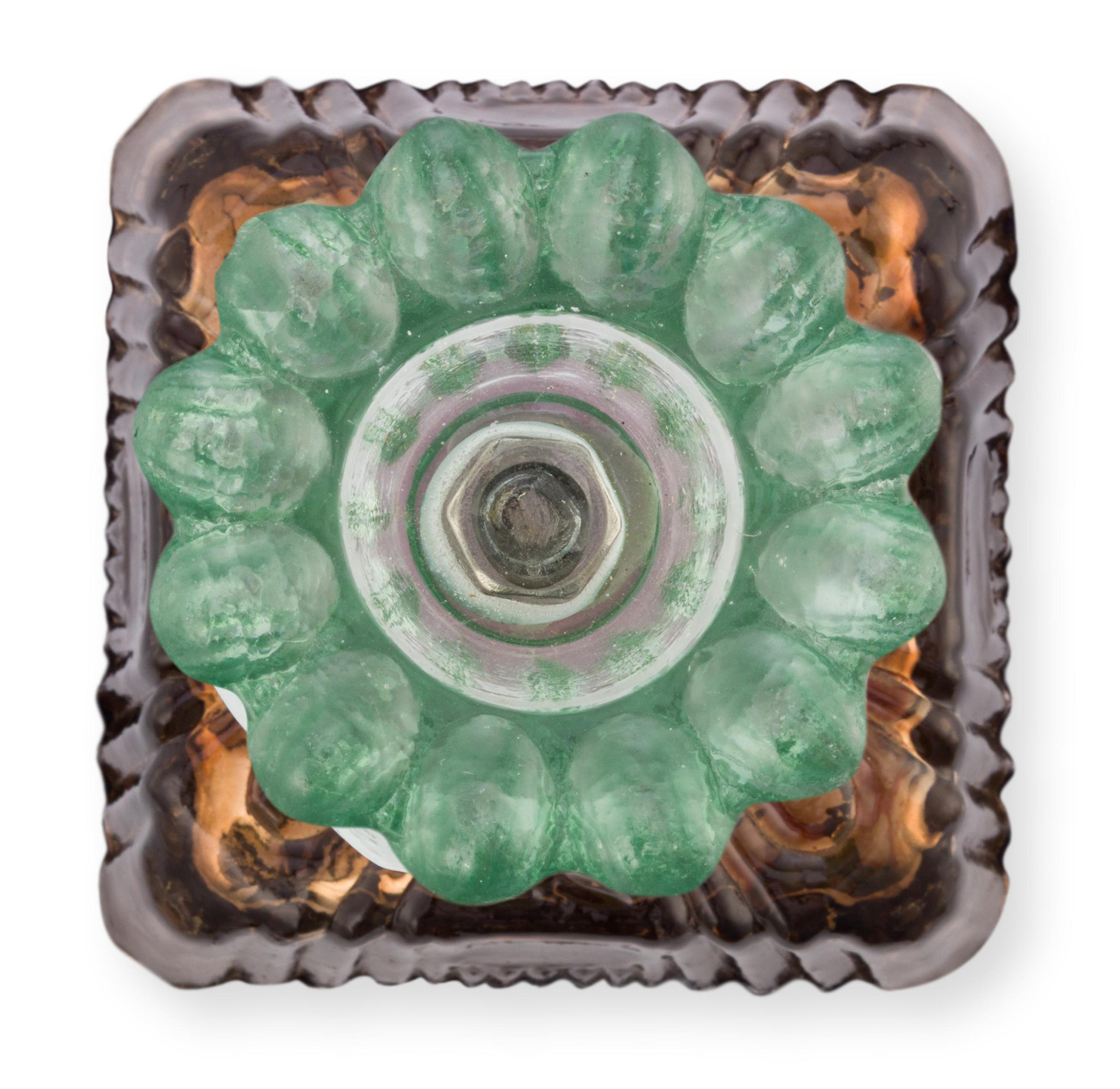 Pip Studio Glas Kerzenhalter Beads | Green