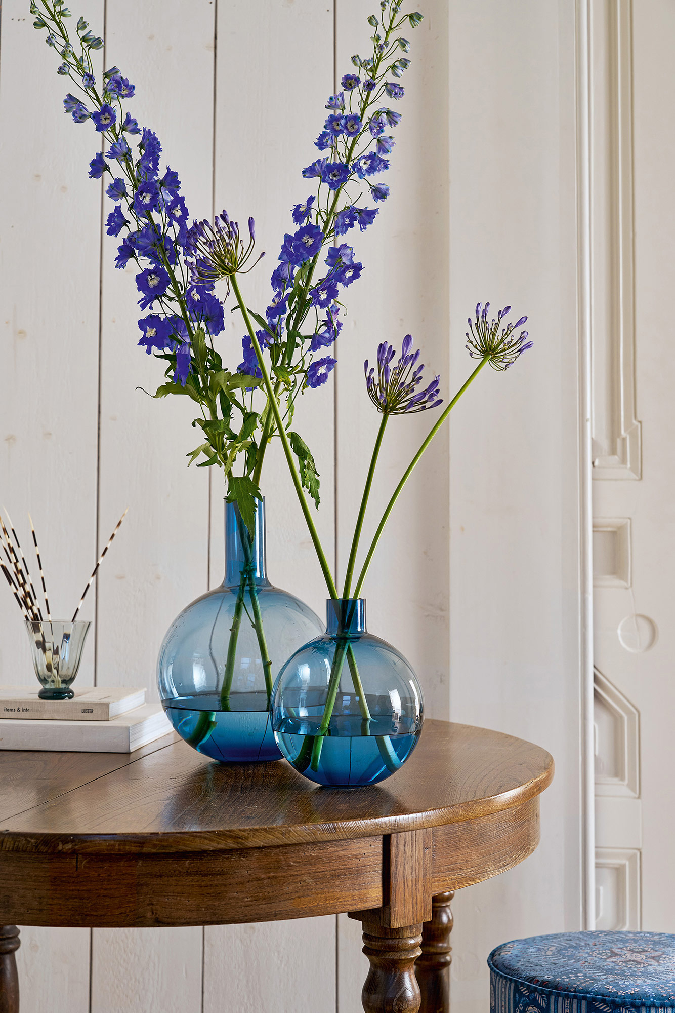 Pip Studio Glas Vase | blau
