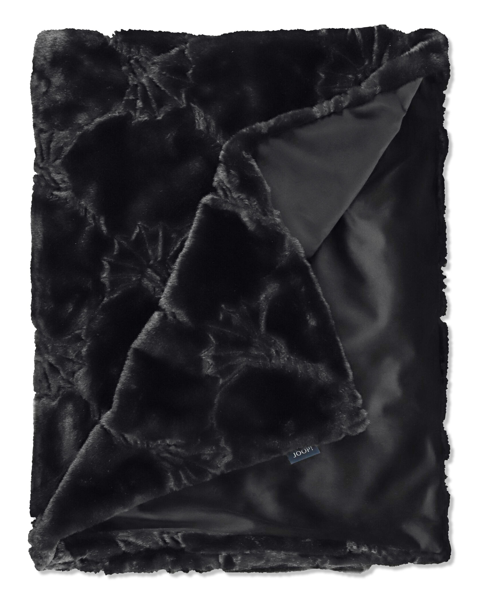 JOOP! Plaid COZY CORNFLOWER | 002 schwarz JOOP! Plaid COZY CORNFLOWER | 002 schwarz