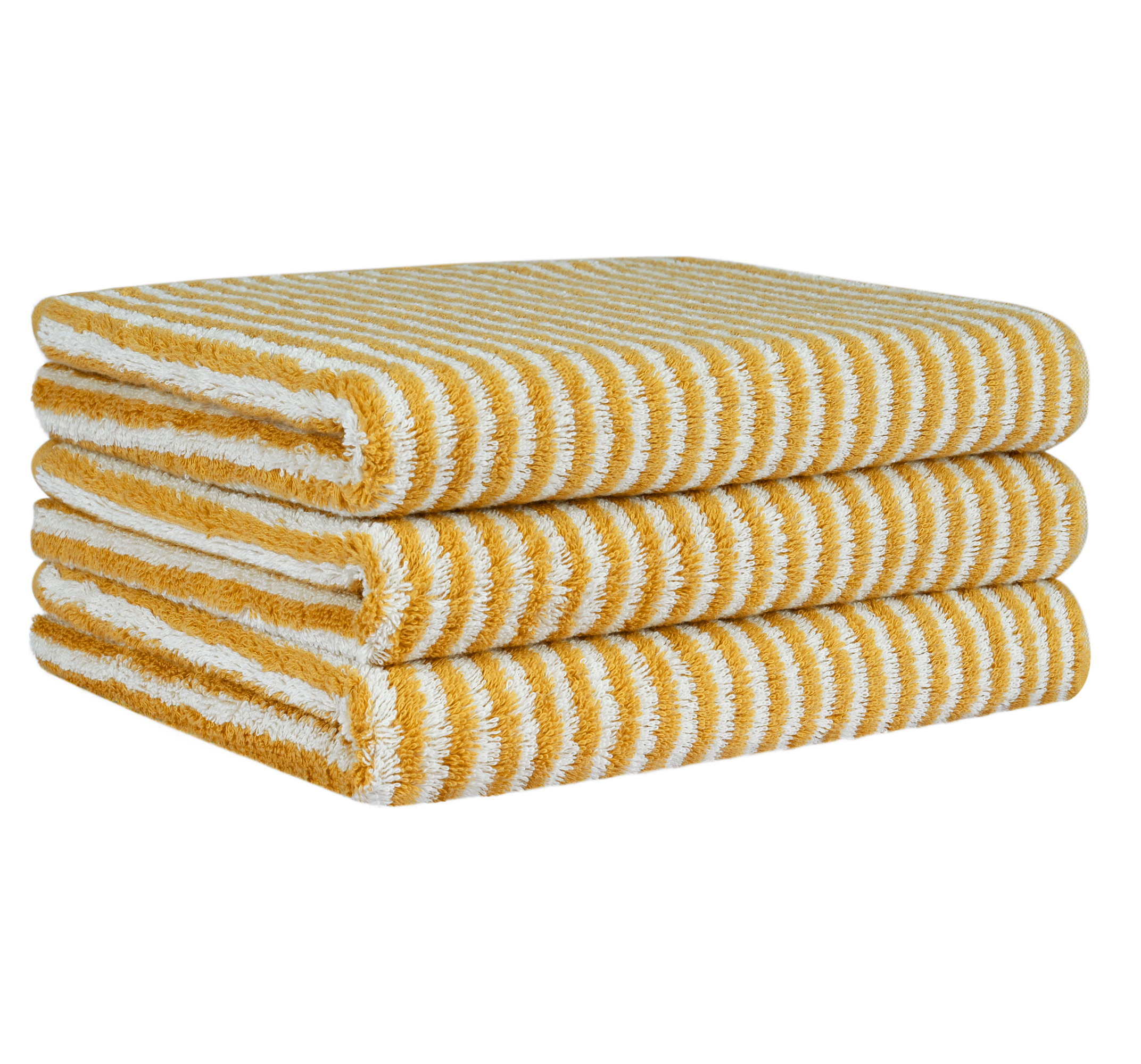 Cawö Handtuch Luxury Home Two-Tone Stripe 480 | 53 gold