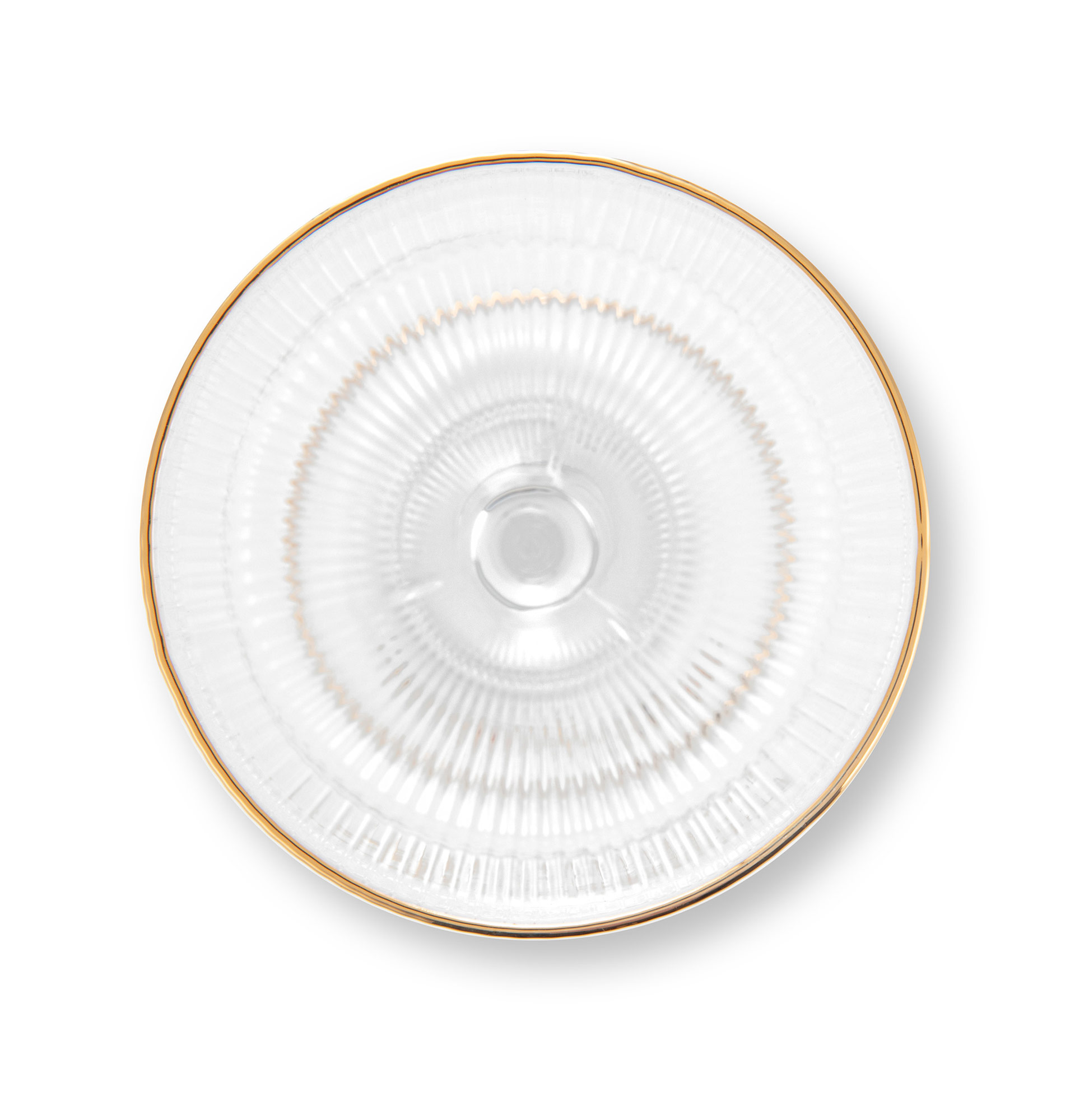 Pip Studio Weinglas Ribbed | Gold