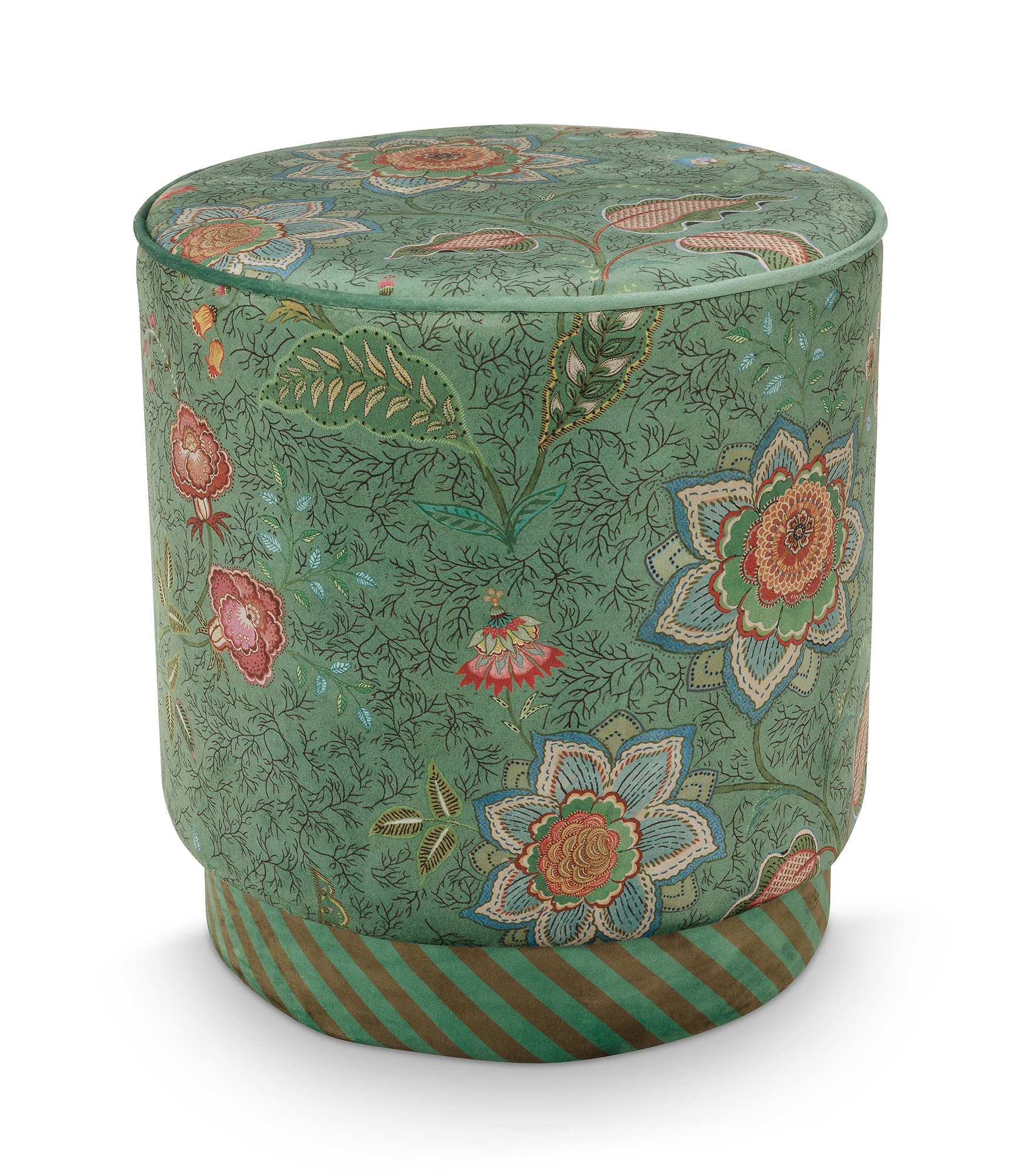 Pip Studio Pouf Sitzpouf Mumbai Morning | grün