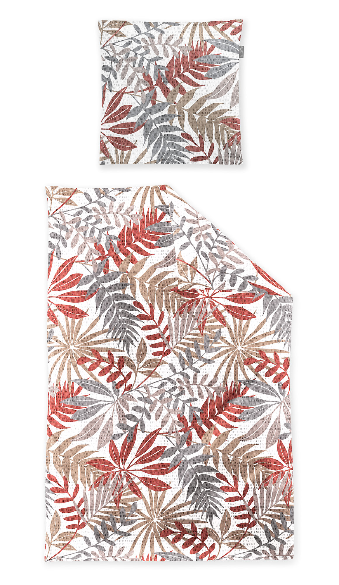 Irisette Seersucker Bettwäsche Easy | 60 rot Irisette Seersucker Bettwäsche Easy | 60 rot