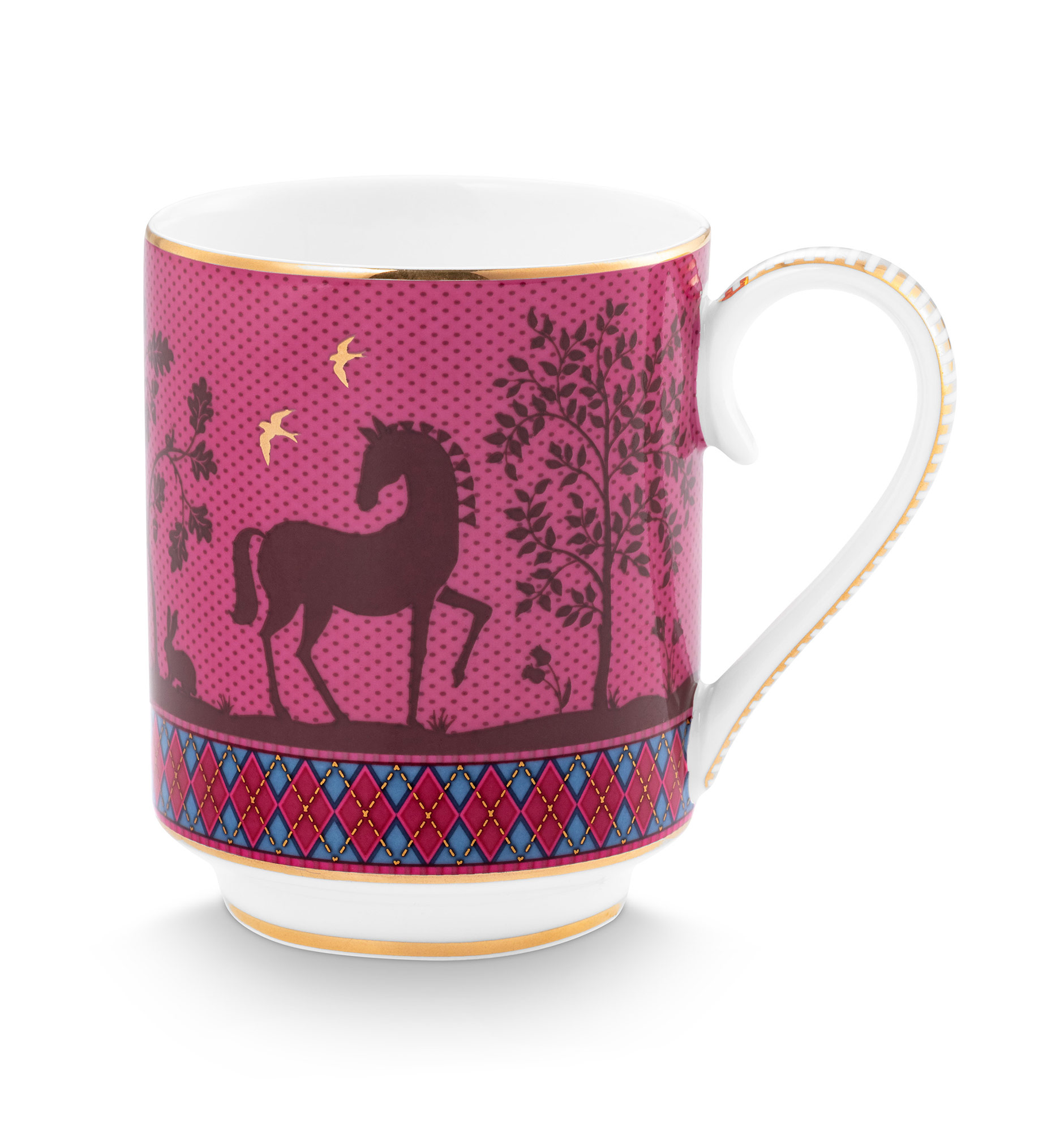 Pip Studio 2er Set Becher klein Deerest Darling | Pink
