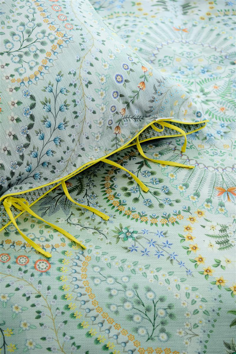 Pip Studio Perkalbettwäsche Alfombra | hellblau