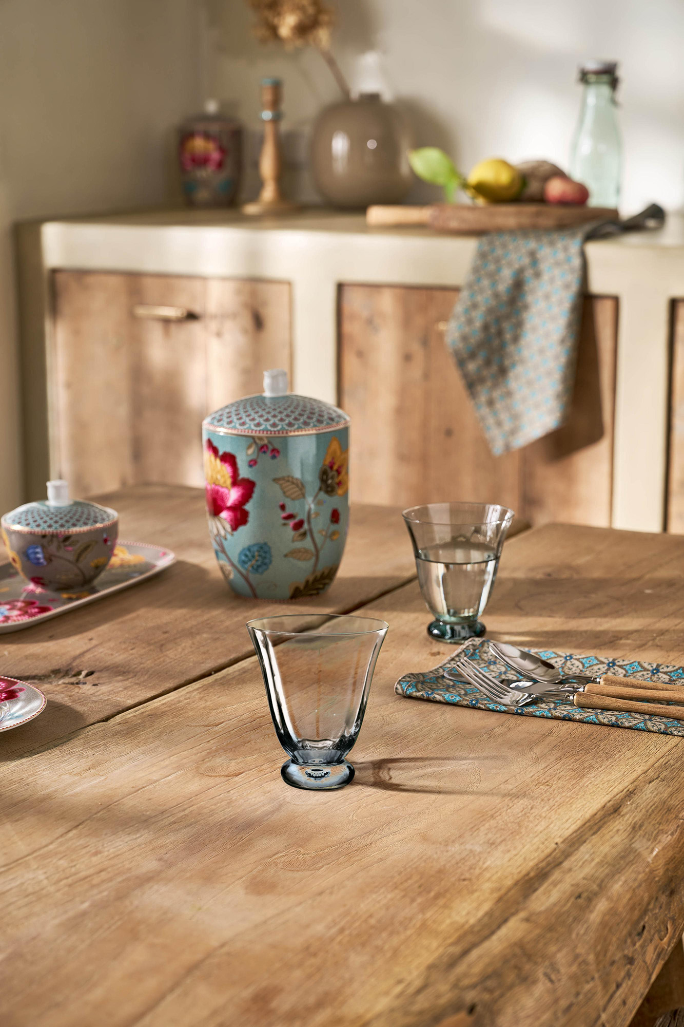 Pip Studio Wasserglas Tulip | Dark Blue