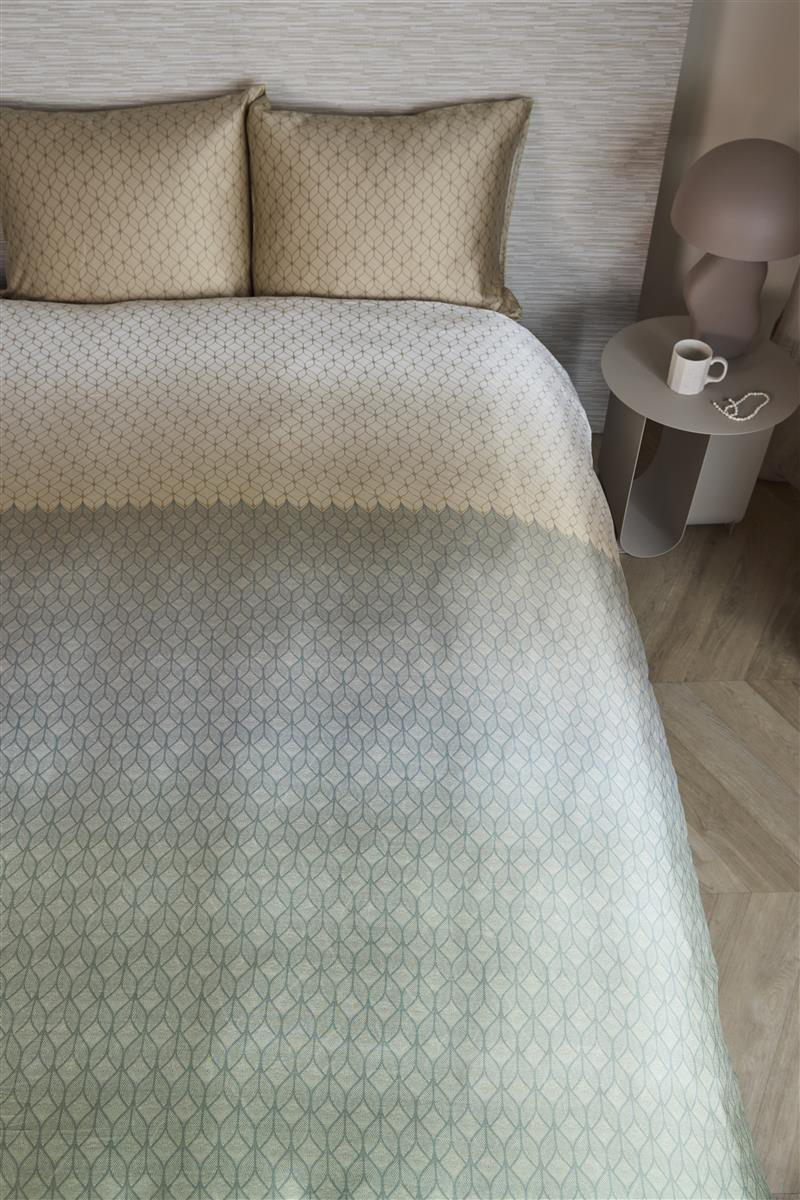 Beddinghouse Satin-Bettwäsche Ariel | Blaugrün