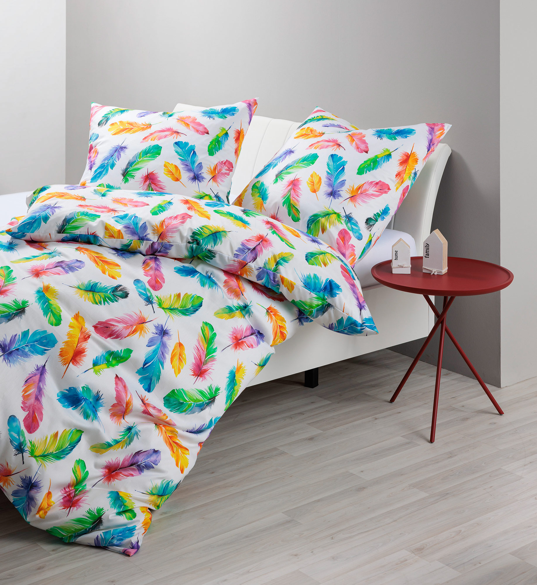 Janine Mako Satin Bettwäsche modern art S | 09 multicolor