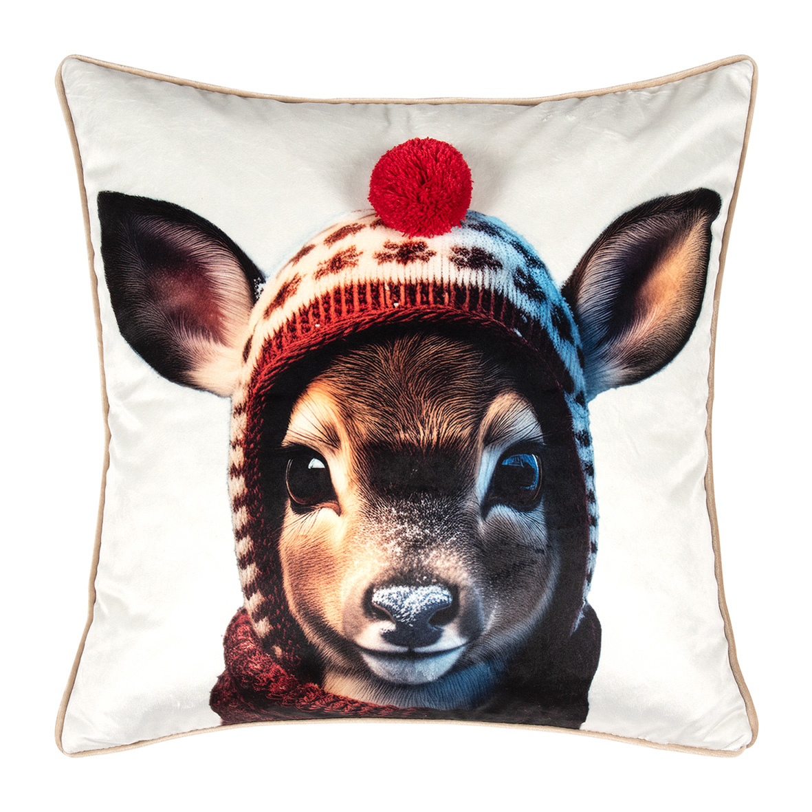 Pad Kissenhülle Winter Animal | bambi