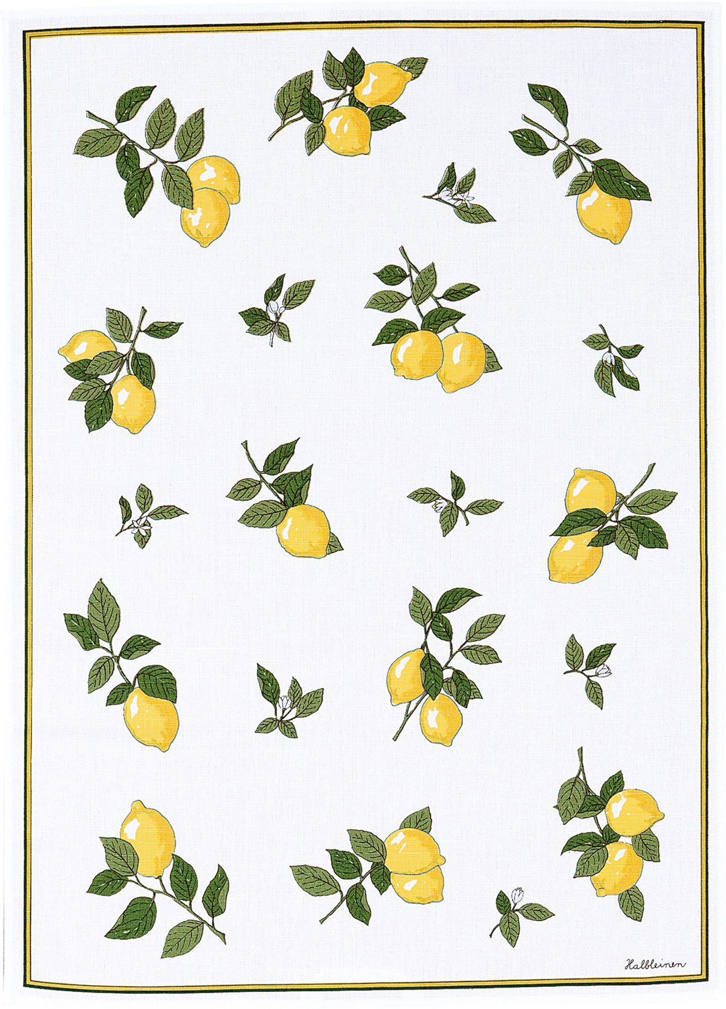 Kracht HL Küchentuch Druck ZITRONEN