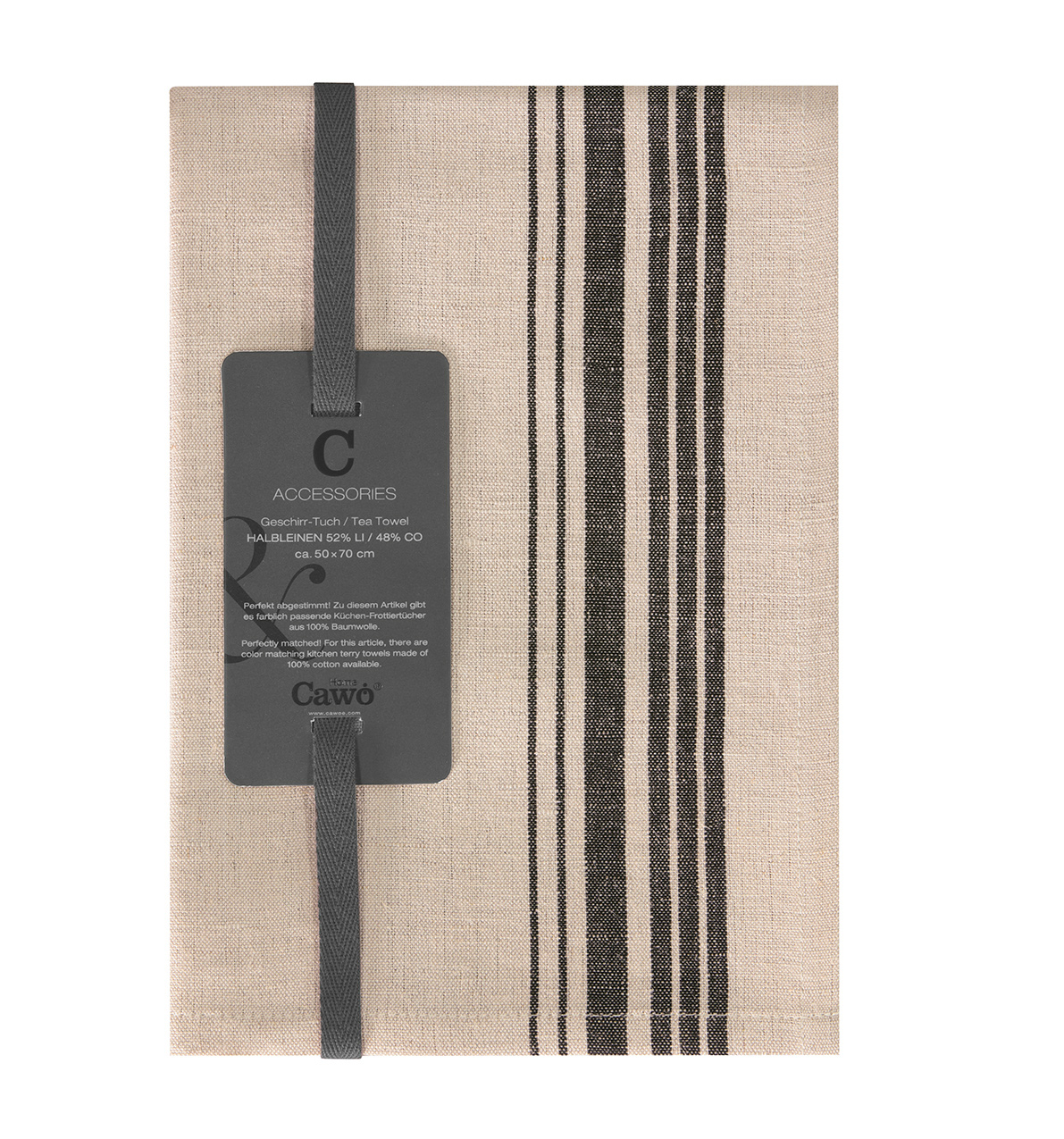 Cawö Geschirrtuch Nature  533 | 30 leinen