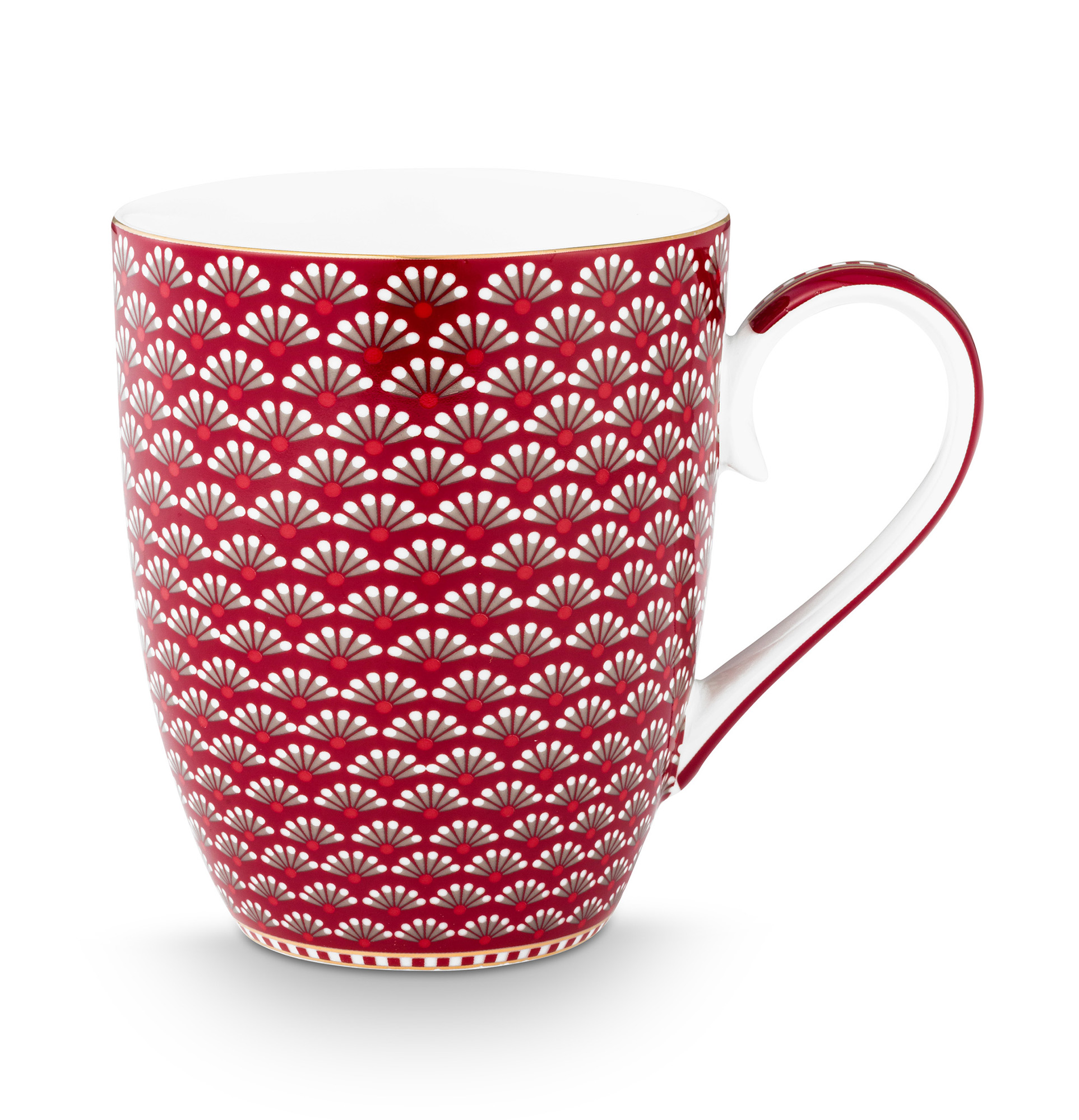 Pip Studio Becher gross Blooming Tales | Dark Red