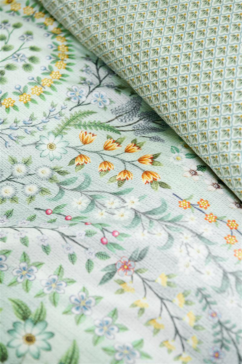 Pip Studio Perkalbettwäsche Alfombra | hellblau