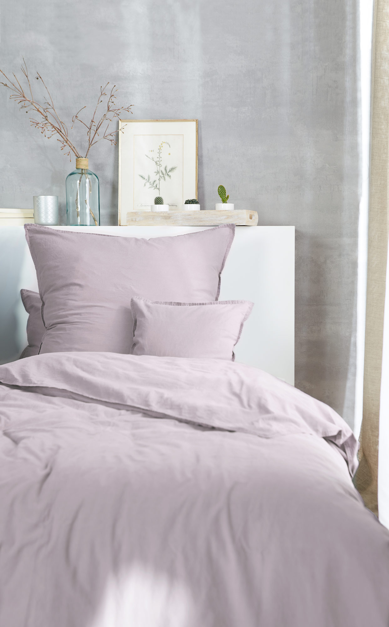 Thomas Renforce-Bettwäsche Stonewashed  | 450 blass-rosé