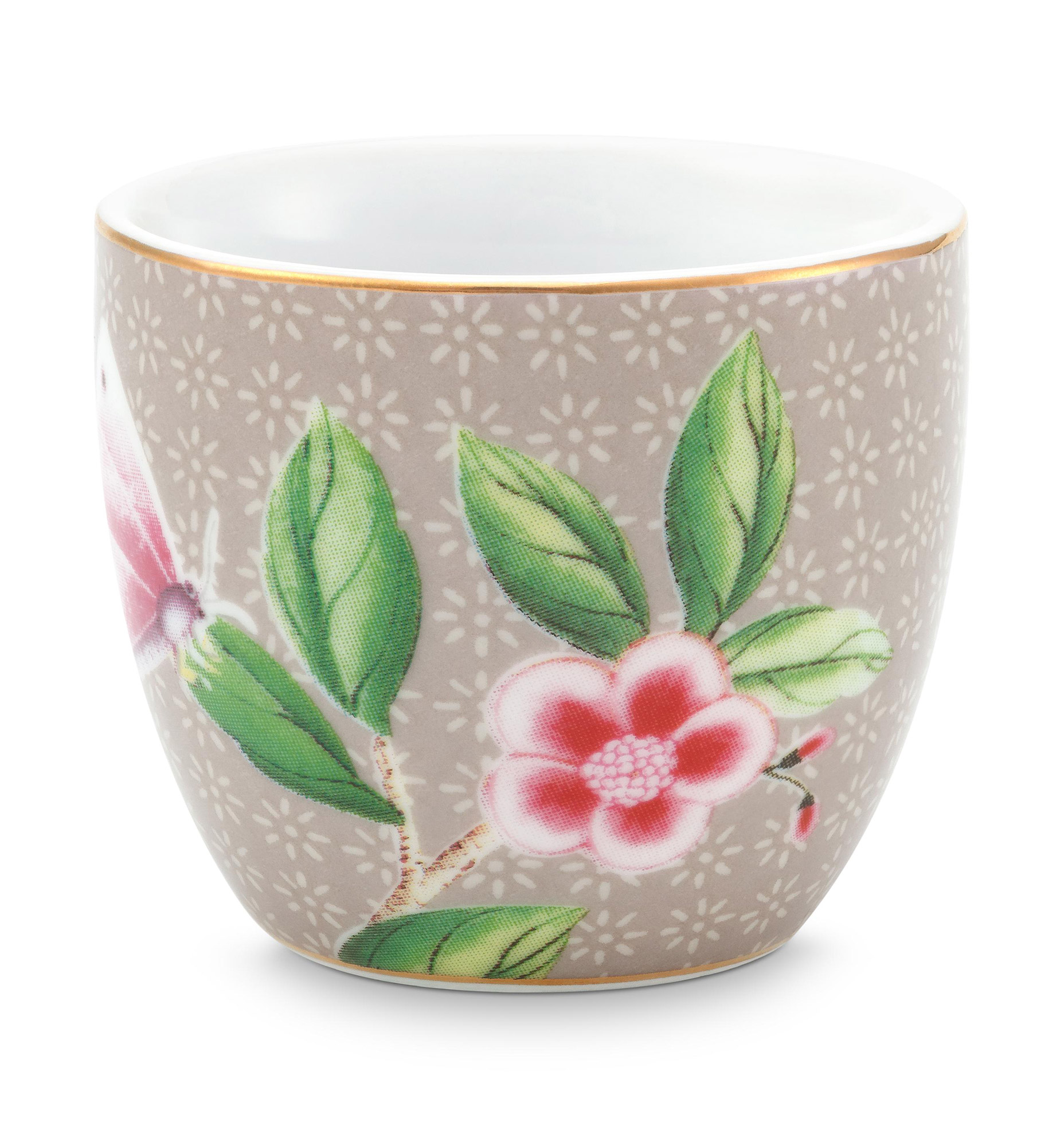 Pip Studio Eierbecher Blushing Birds | khaki