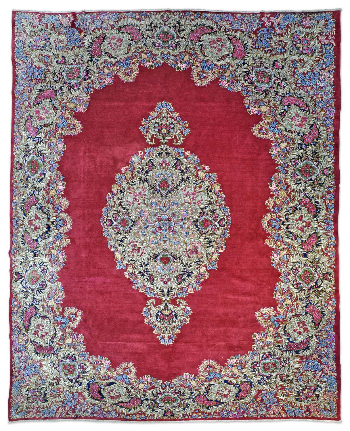 Kerman Raver Perserteppich alt | 80er 308 x 450 cm