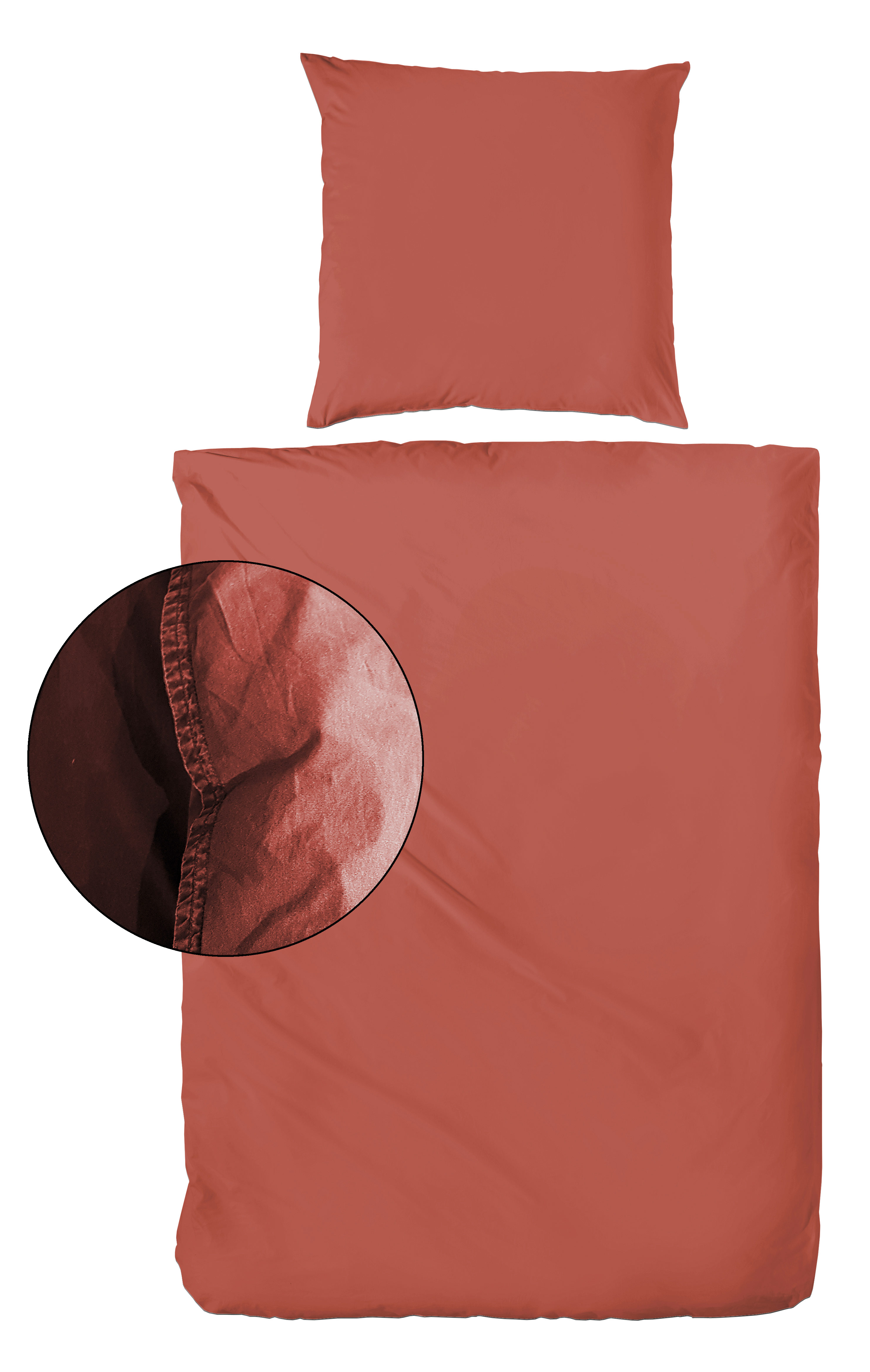 Thomas Renforce-Bettwäsche Stonewashed  | 228 siena