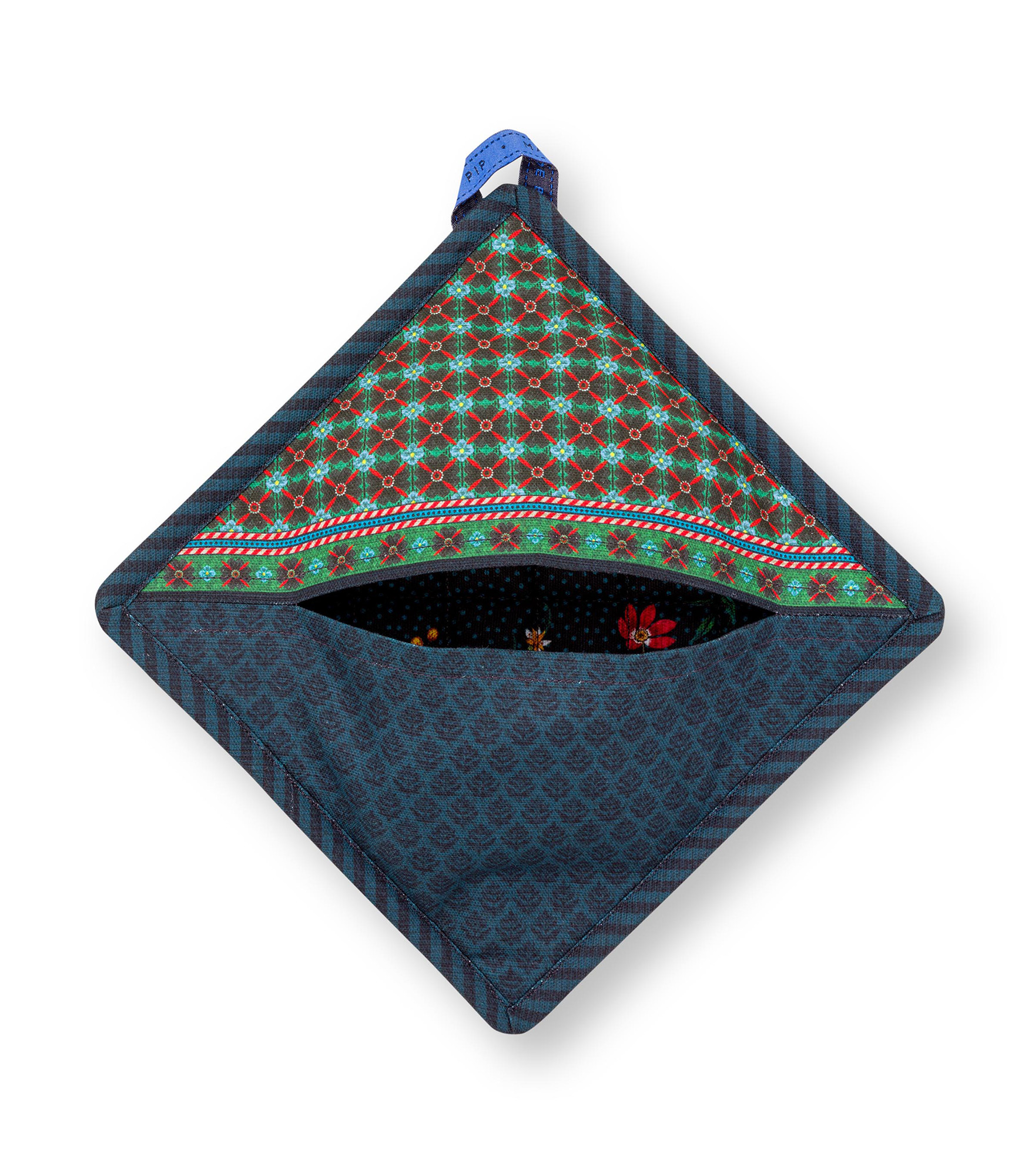 Pip Studio Topflappen Berry Blues | blau