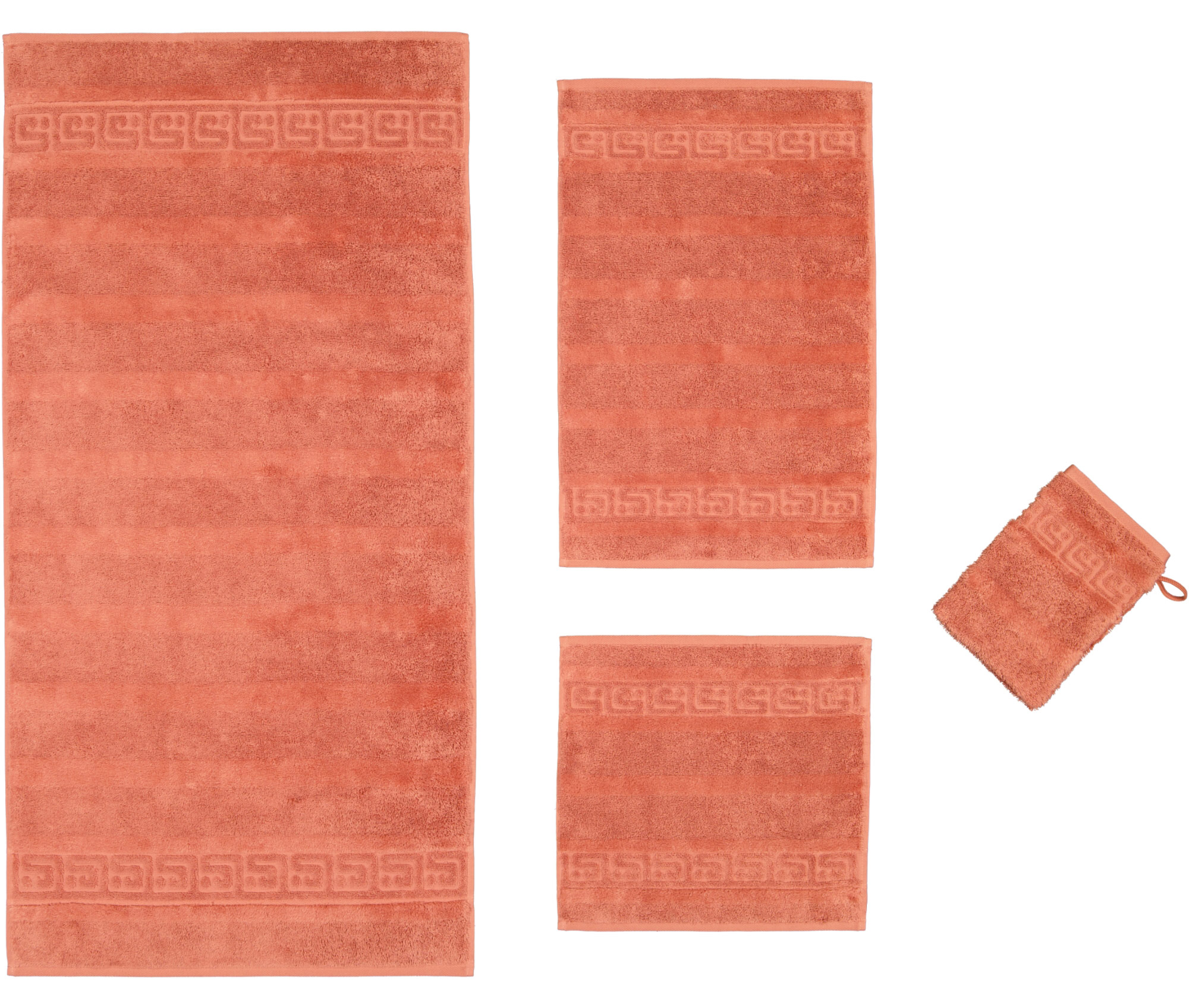 Cawö Handtuch Noblesse 1001 | 387 brick