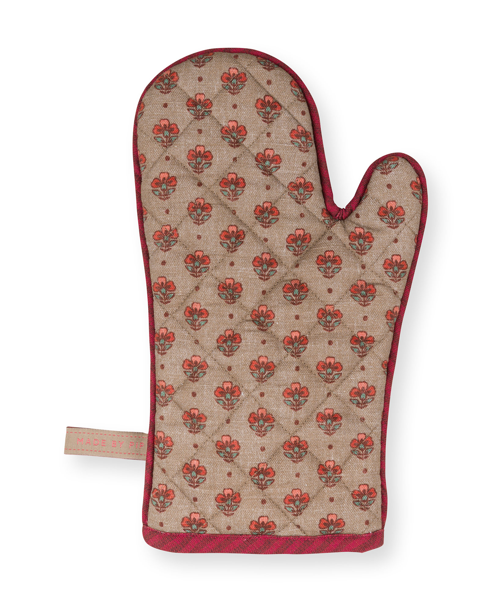 Pip Studio Topfhandschuh Blooming Tales | Dark Red