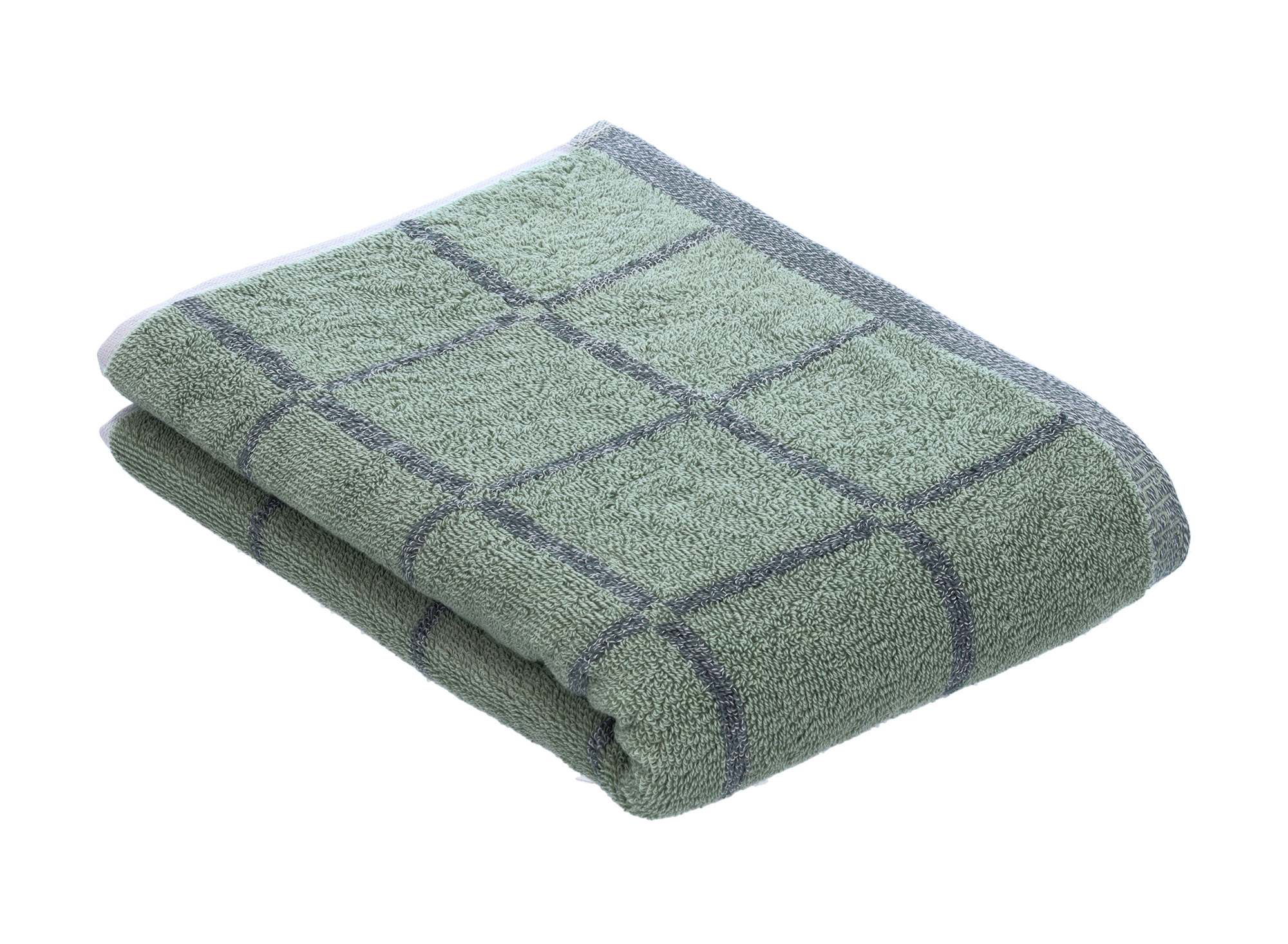 Esprit Duschtuch Melange Cube 9611 | 0002 Soft Green