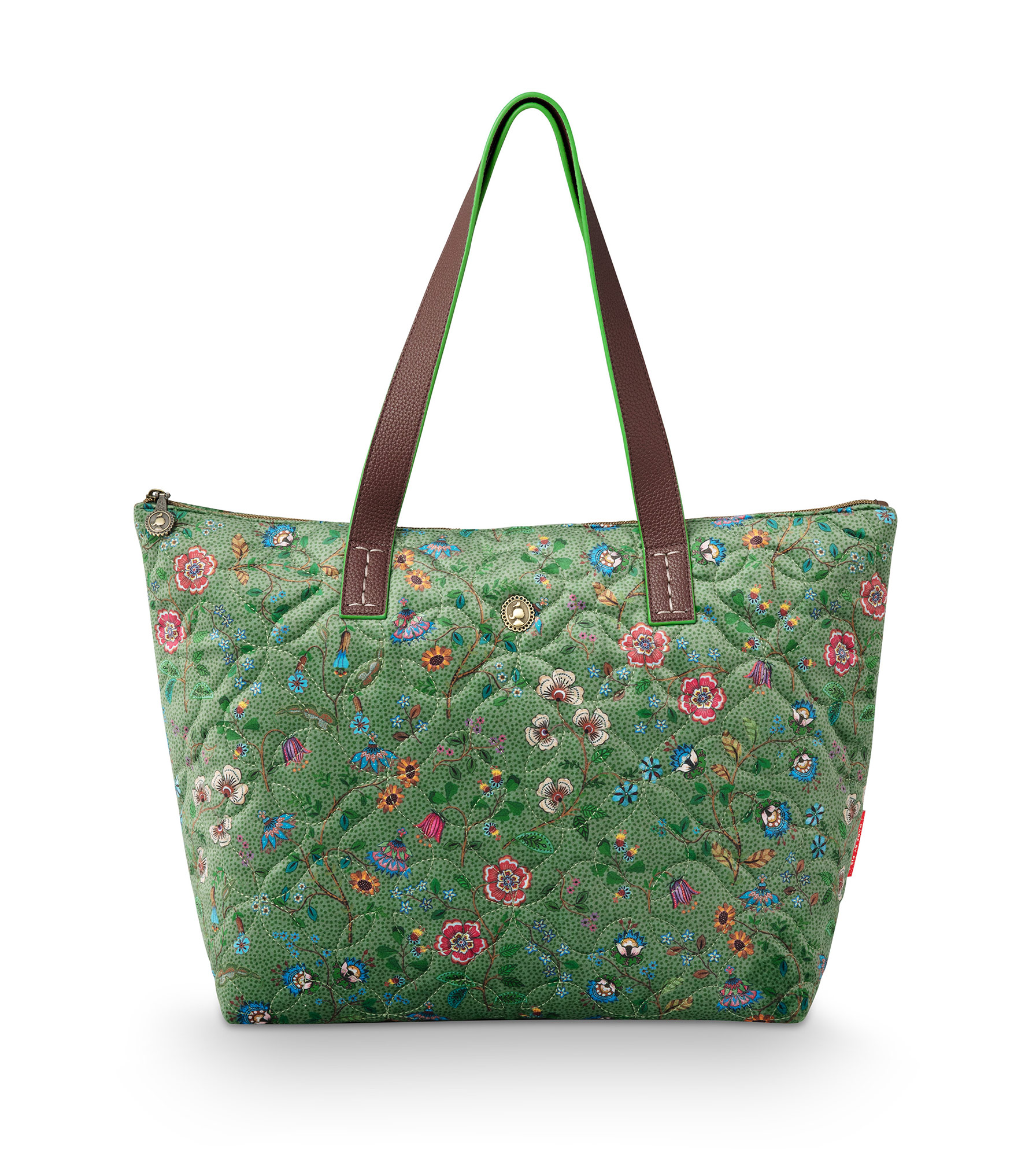 Pip Studio Tragetasche Tilda Flora Bangelore | grün