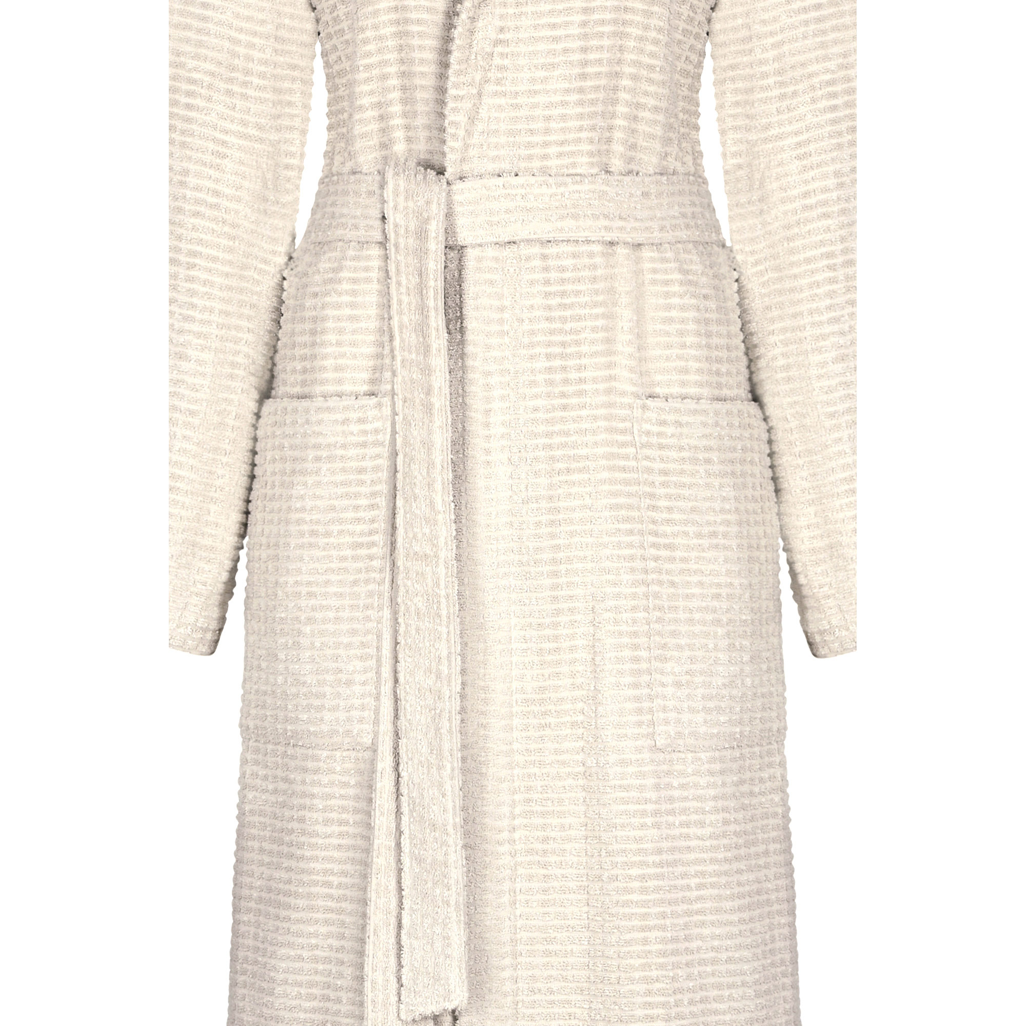 Cawö Damen Kapuze-Bademantel 6227 | 366 travertin