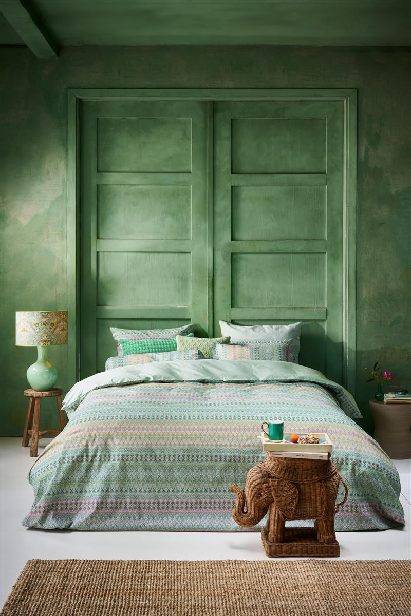 Pip Studio Perkalbettwäsche Ashanti | grün