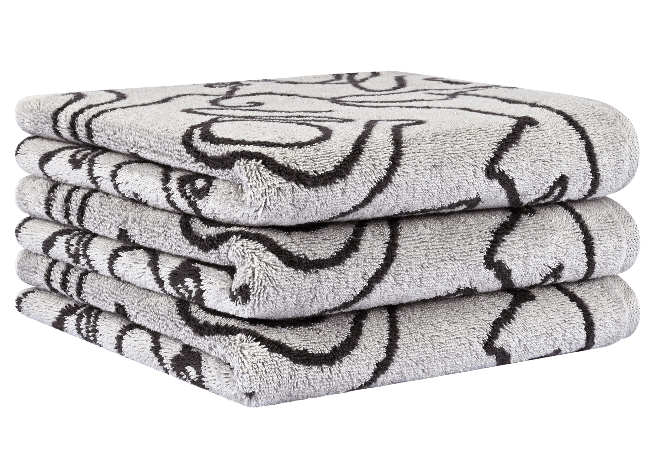 Cawö Handtuch Cute Cats | 70 platin/basalt