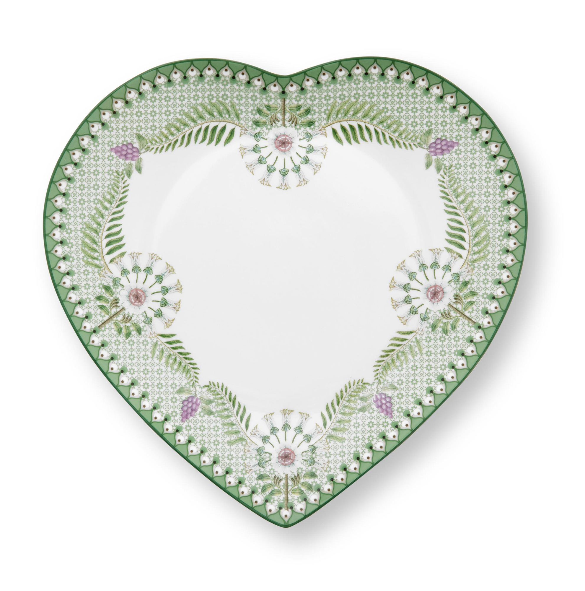 Pip Studio 2er Set ferzförmige Teller Lily & Lotus | Light G