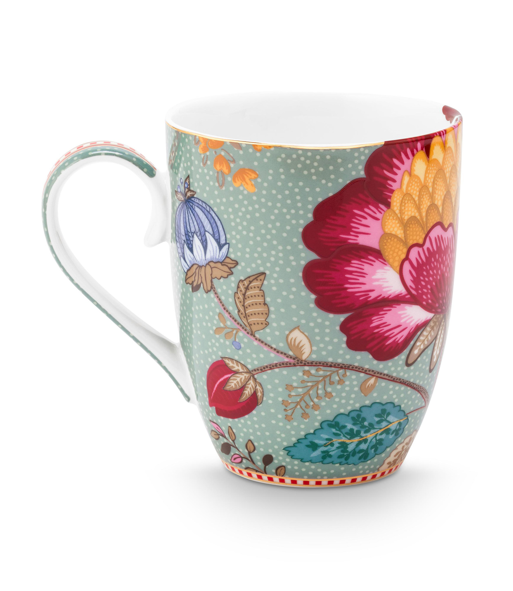 Pip Studio 3er Set Frühstücksset Blooming Tales | Blue