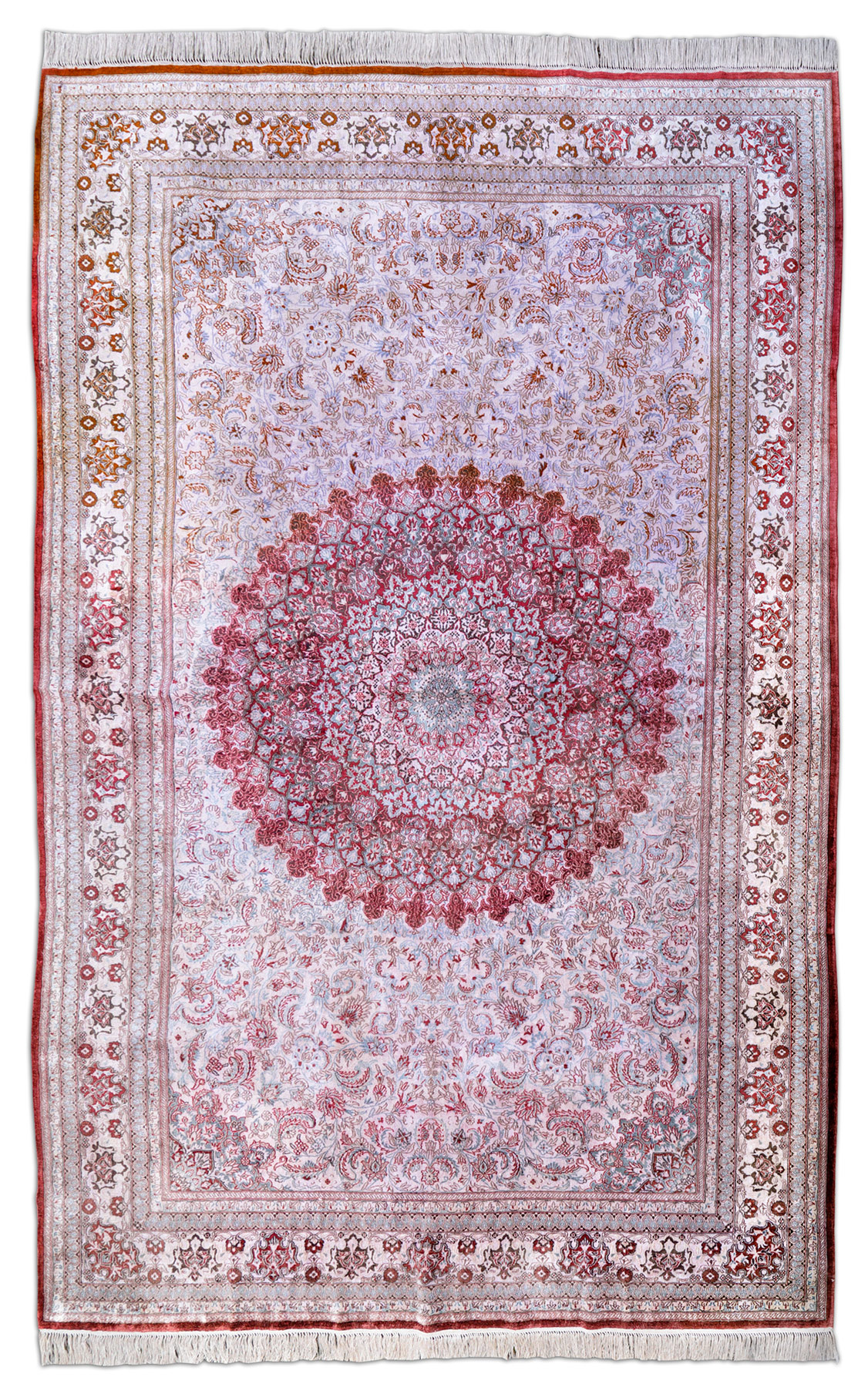 Hereke Seidenteppich 300 lines | China 255 x 245 cm