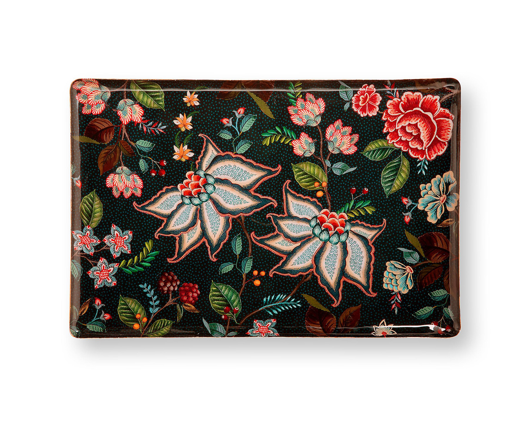 Pip Studio Metall Tablett gross Berry Blues | blau