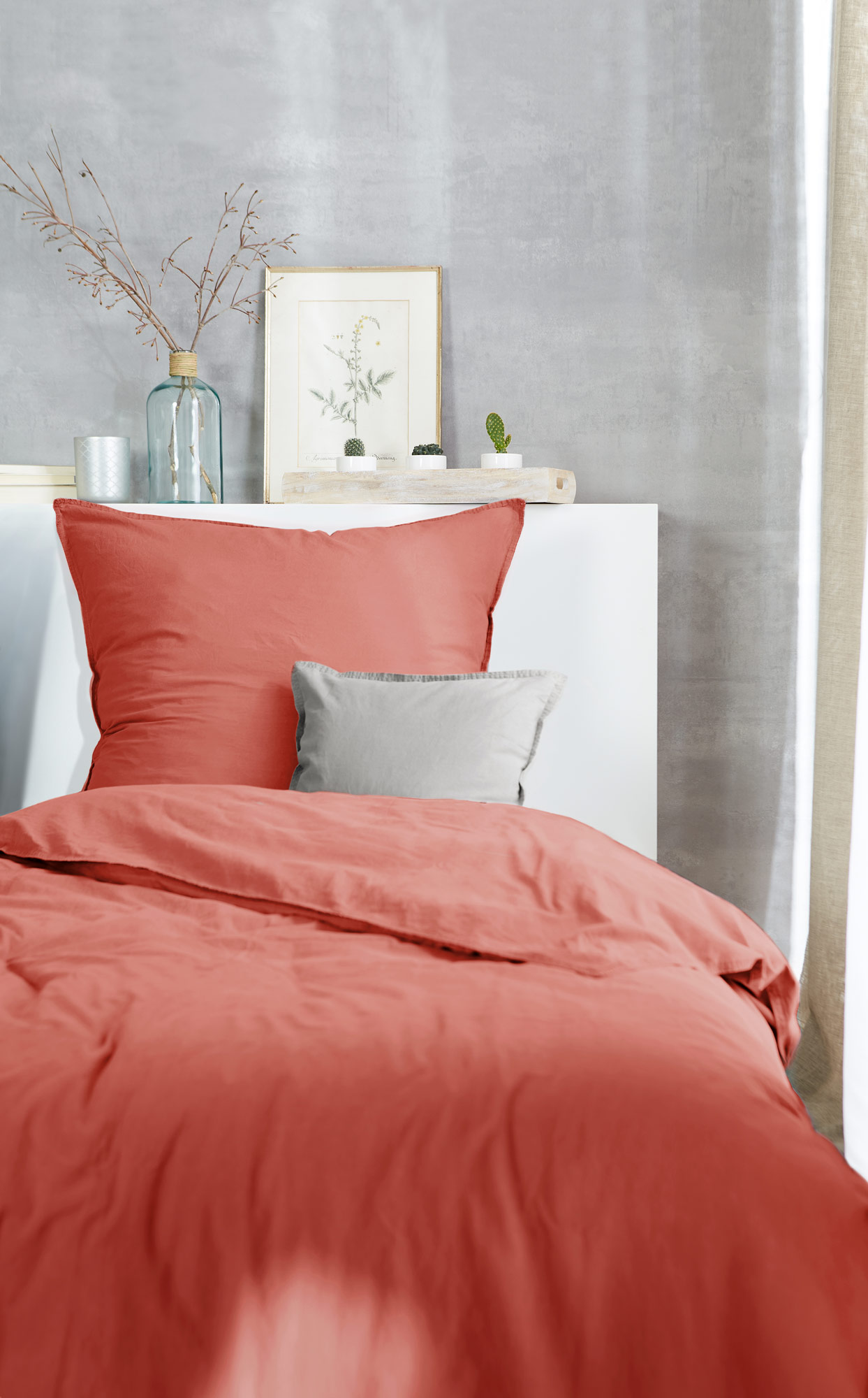 Thomas Renforce-Bettwäsche Stonewashed  | 228 siena