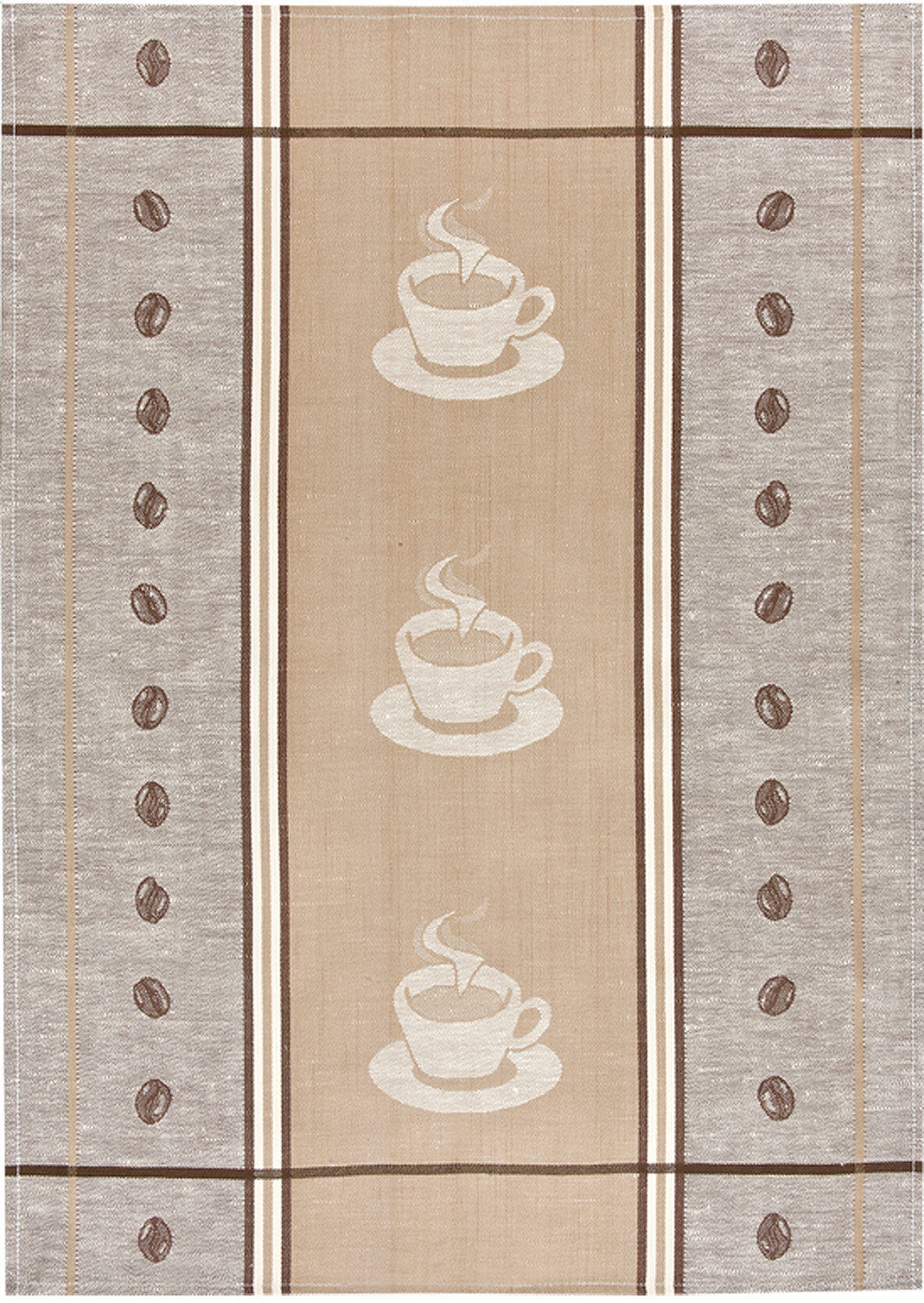 Kracht HL Küchentuch Jacquard ESPRESSO | 12 Beige